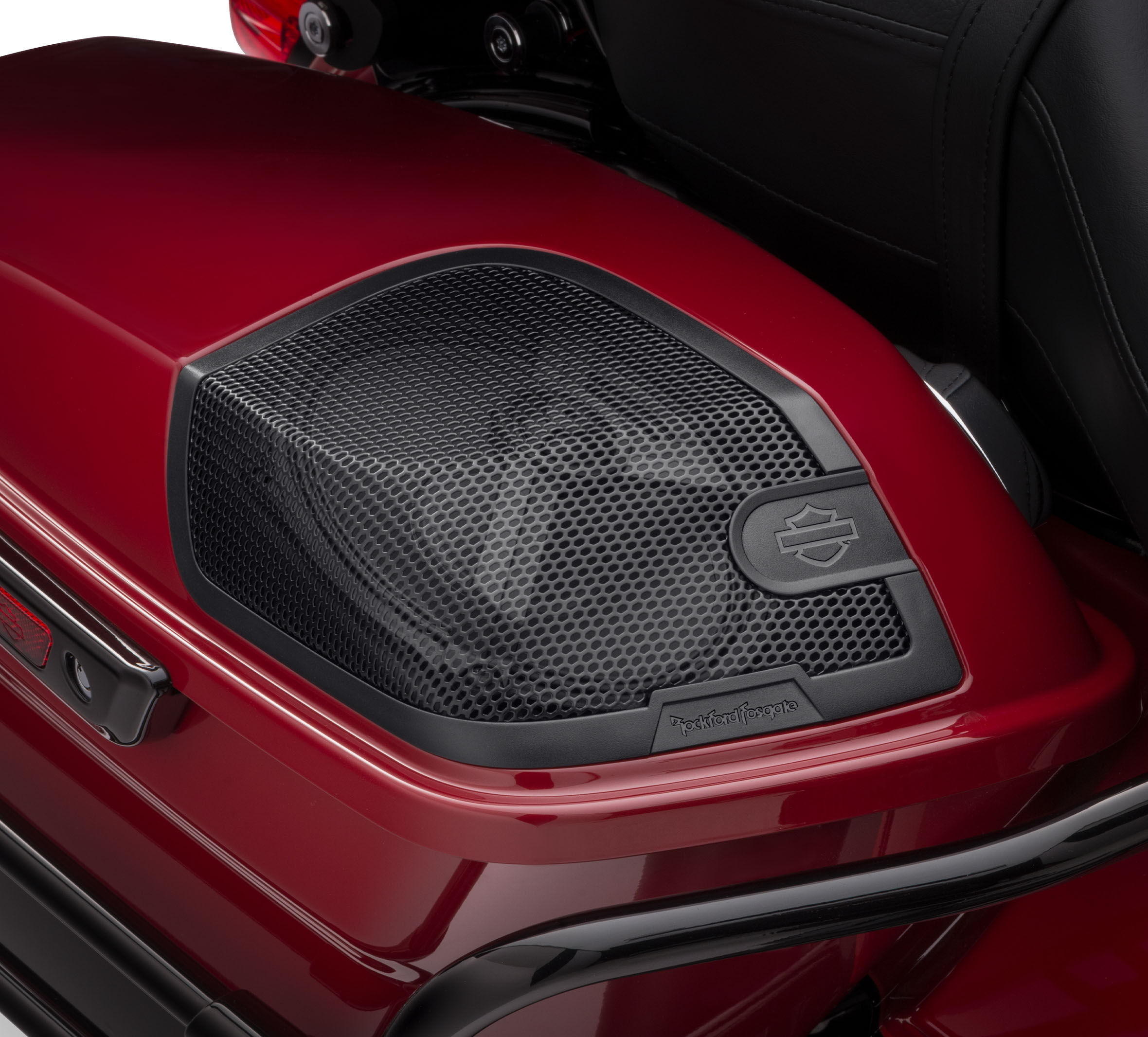 Système audio Harley-Davidson soutenu par Rockford Fosgate - haut-parleurs de sacoche stade I