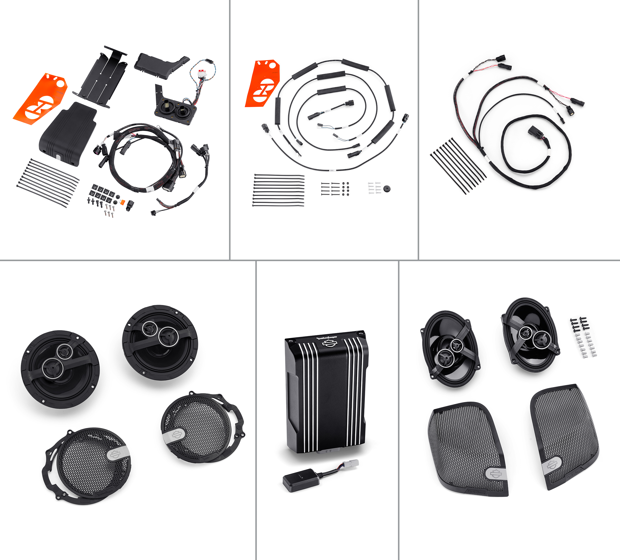 Harley-Davidson Audio powered by Rockford Fosgate - Batwing Package