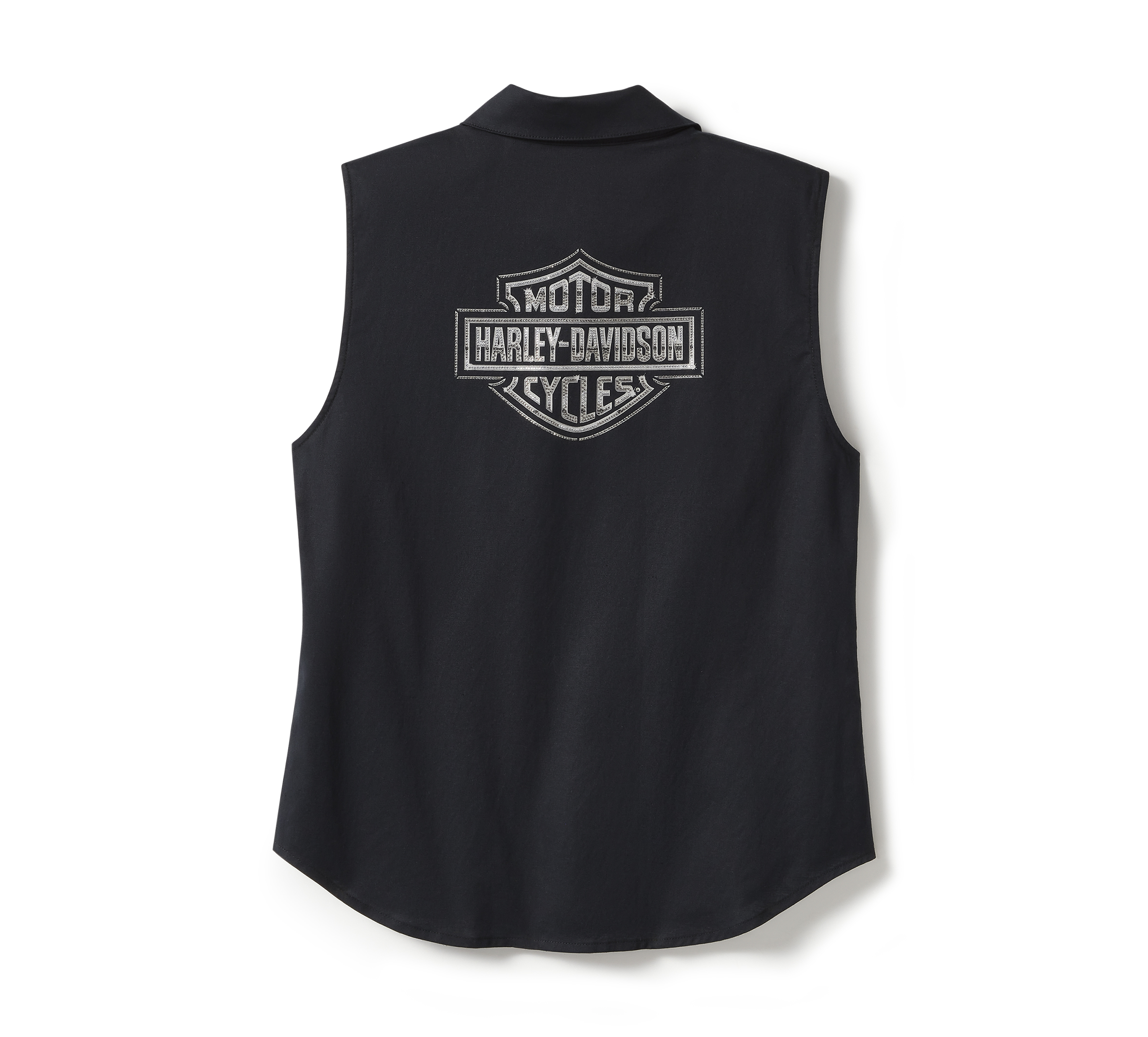 Women's Essential Bling Button Front Tank