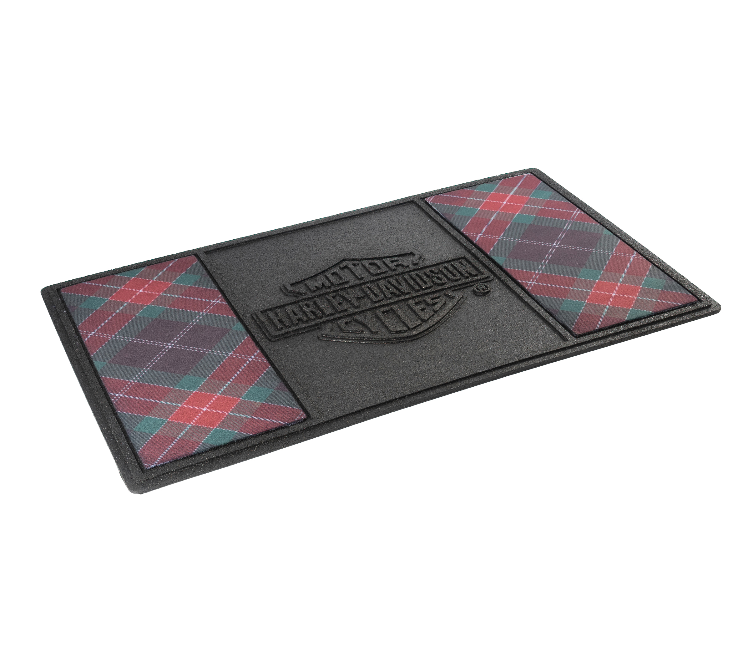 Holiday Plaid Entry Mat