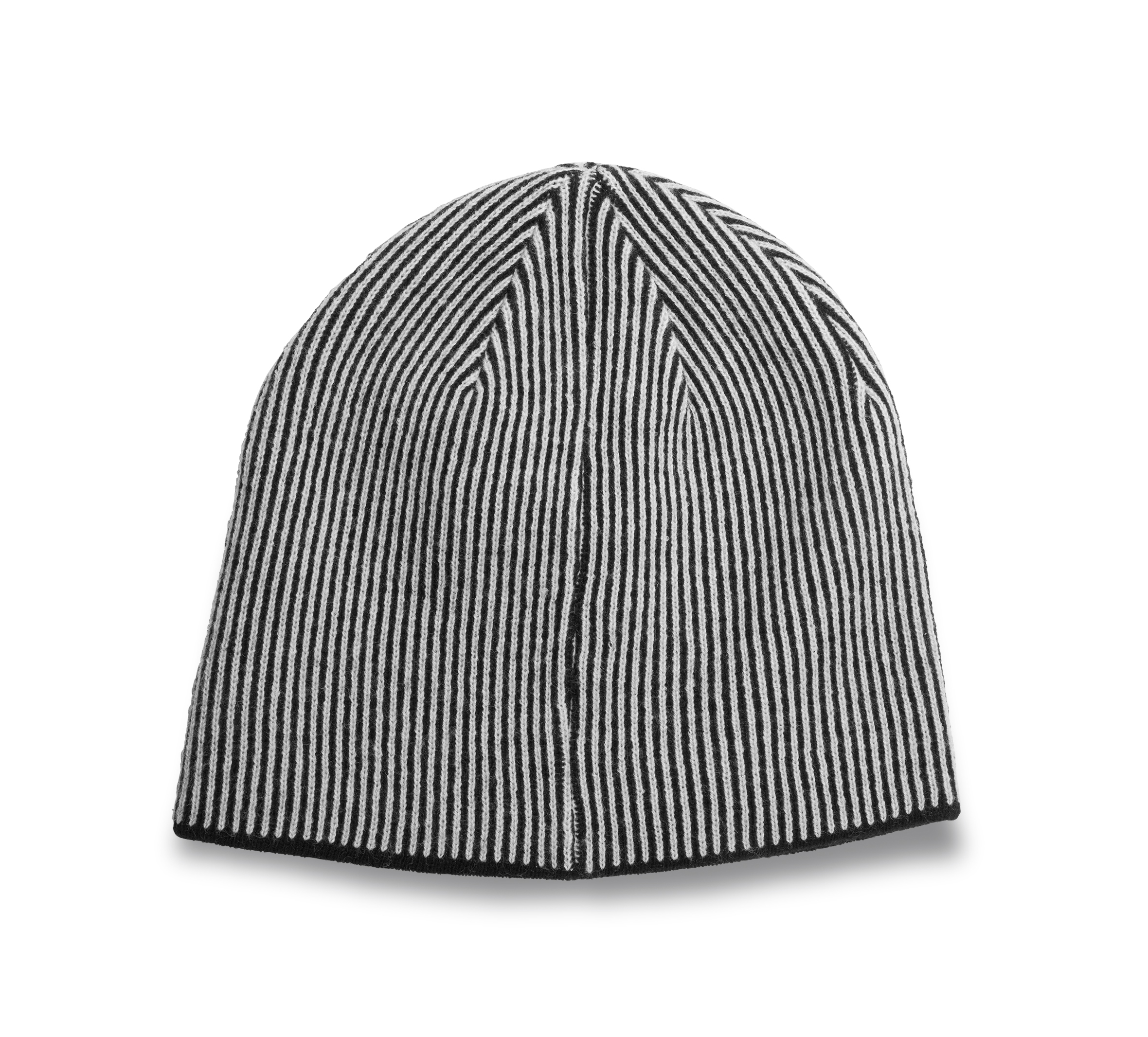Open Bar & Shield Reversible Knit Hat
