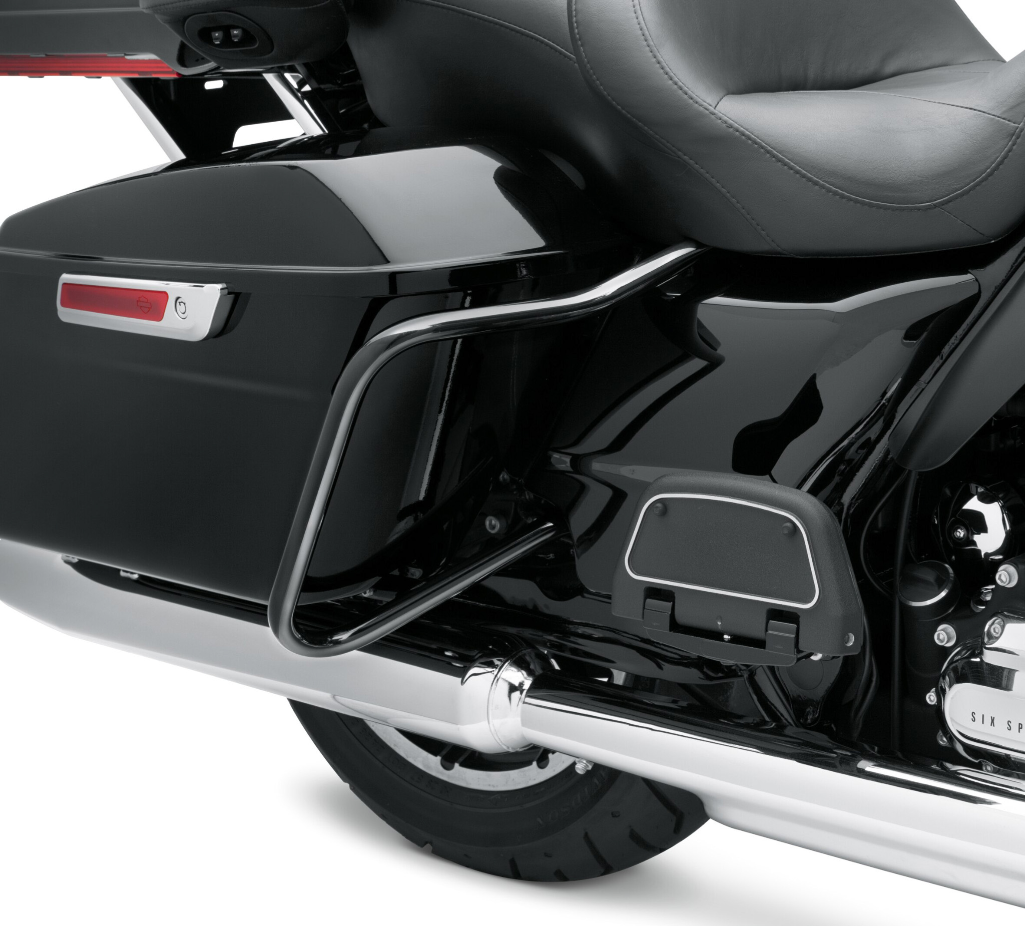 Gloss Black Rear Saddlebag Guards