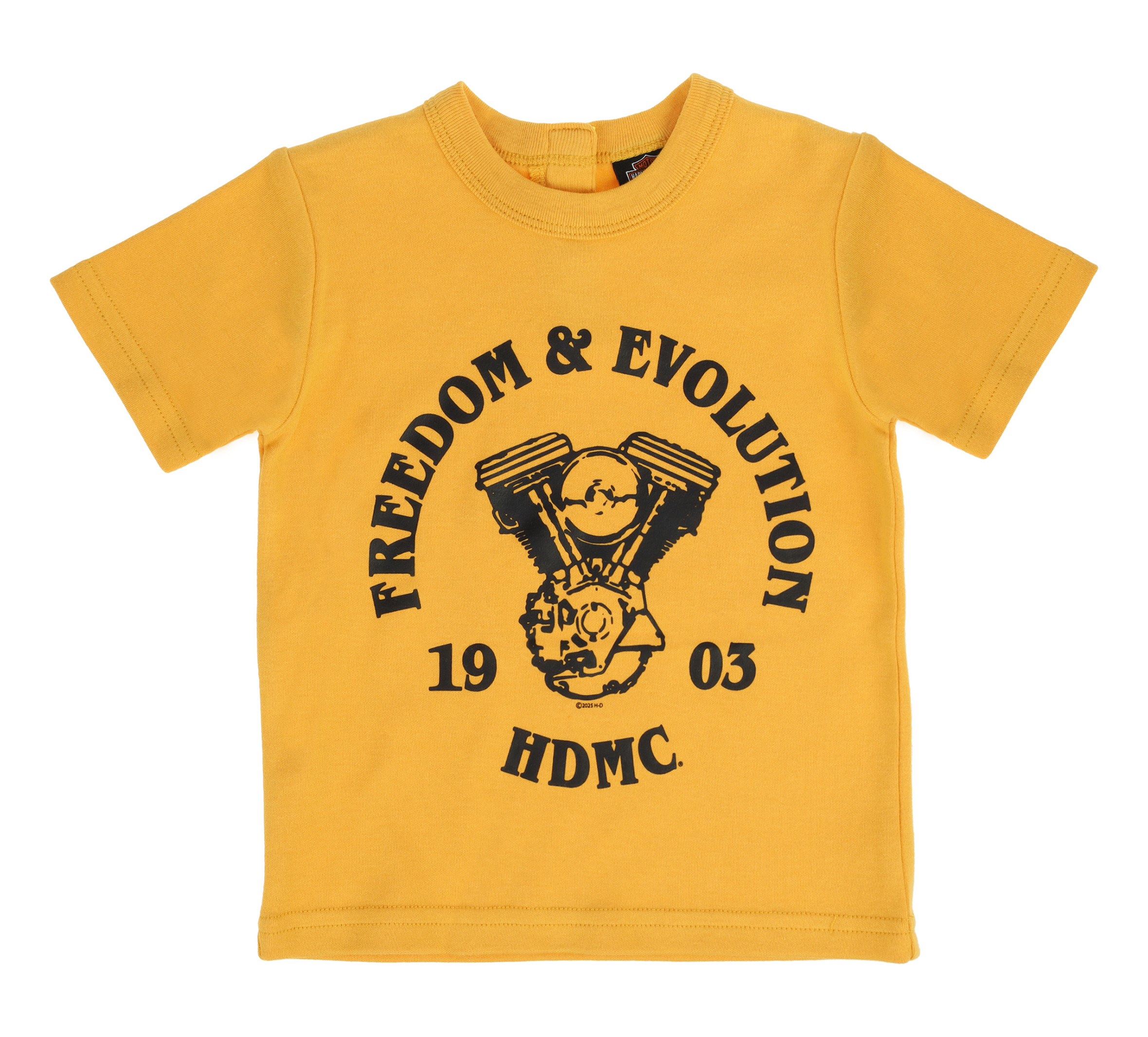 Toddler Boys Denim Shortall & Tee Set