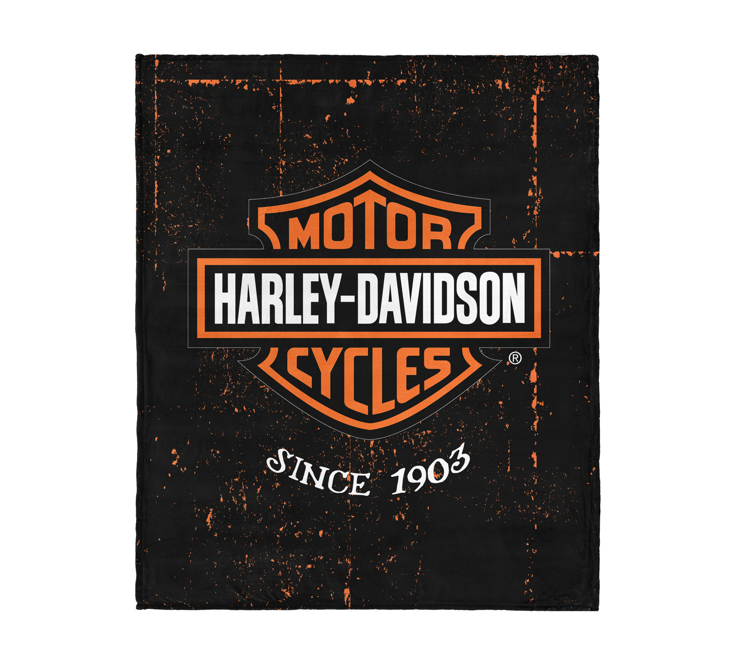 Bar & Shield Industrial Silk Touch Throw Blanket | Harley-Davidson USA