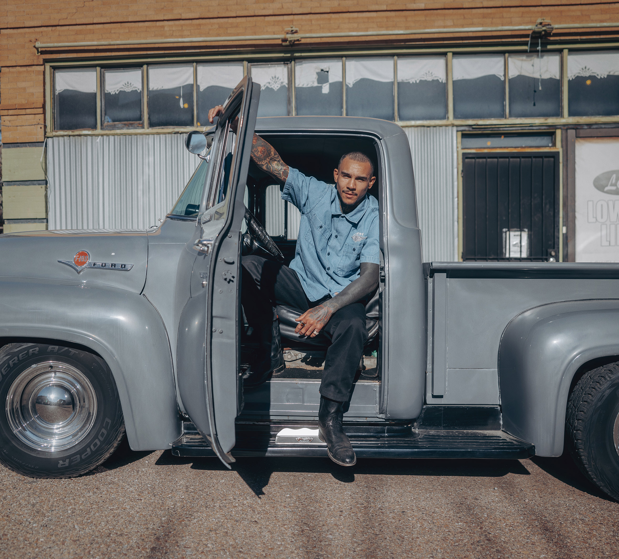 Dickies x H-D Boxy Fit Chambray Work Shirt