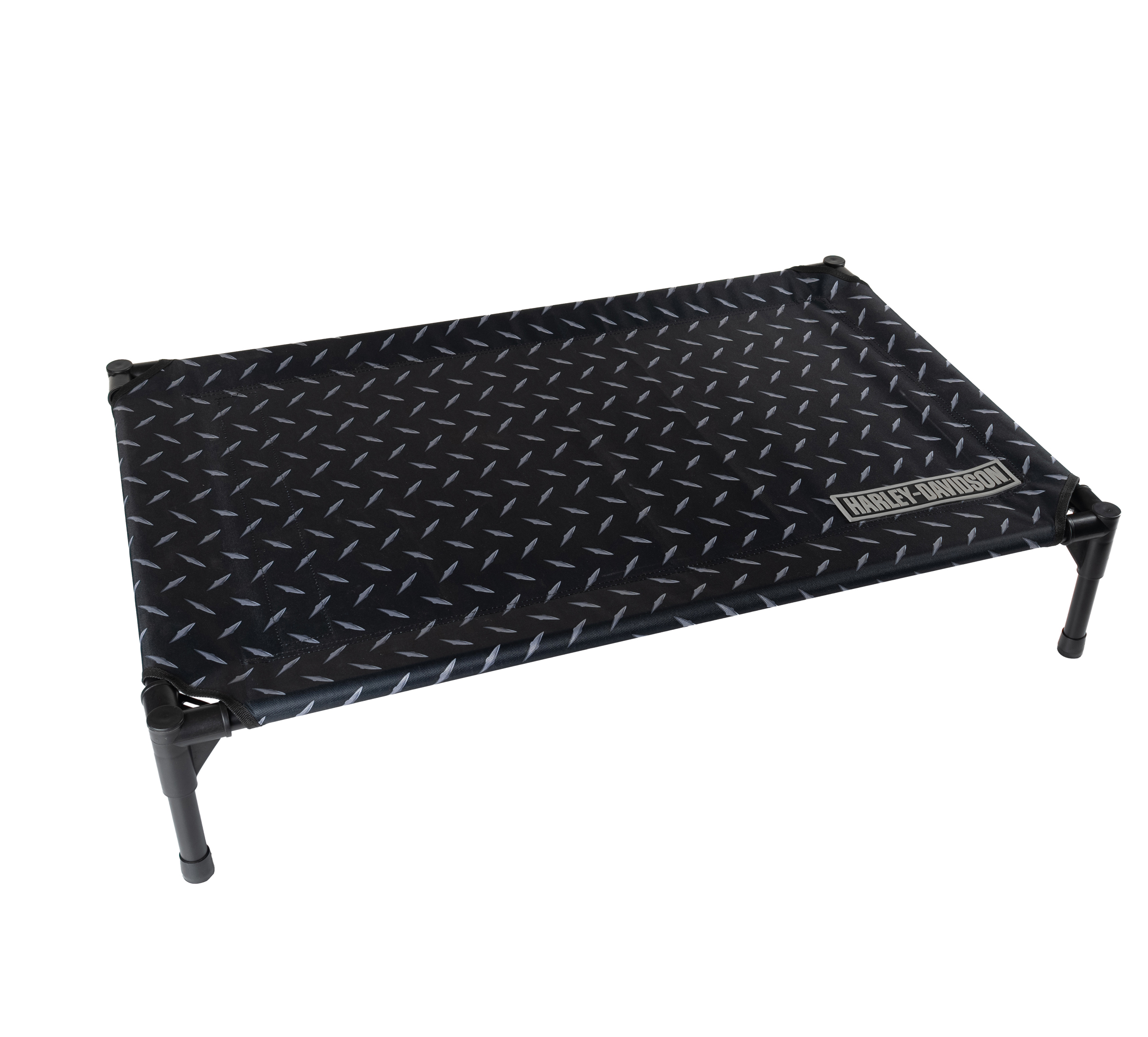 Diamond Plate Elevated Pet Bed