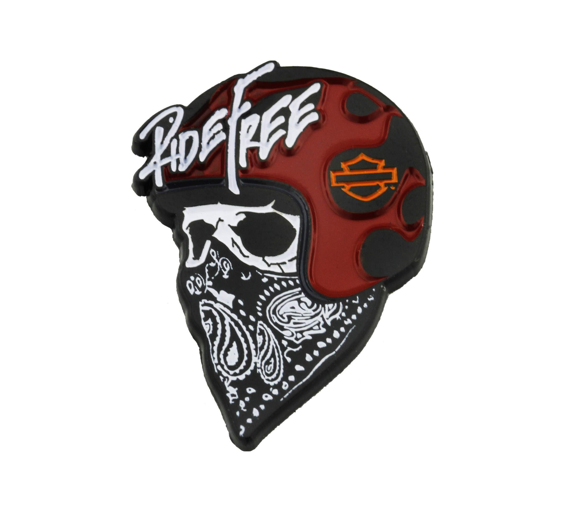 Ride Free Skull Pin