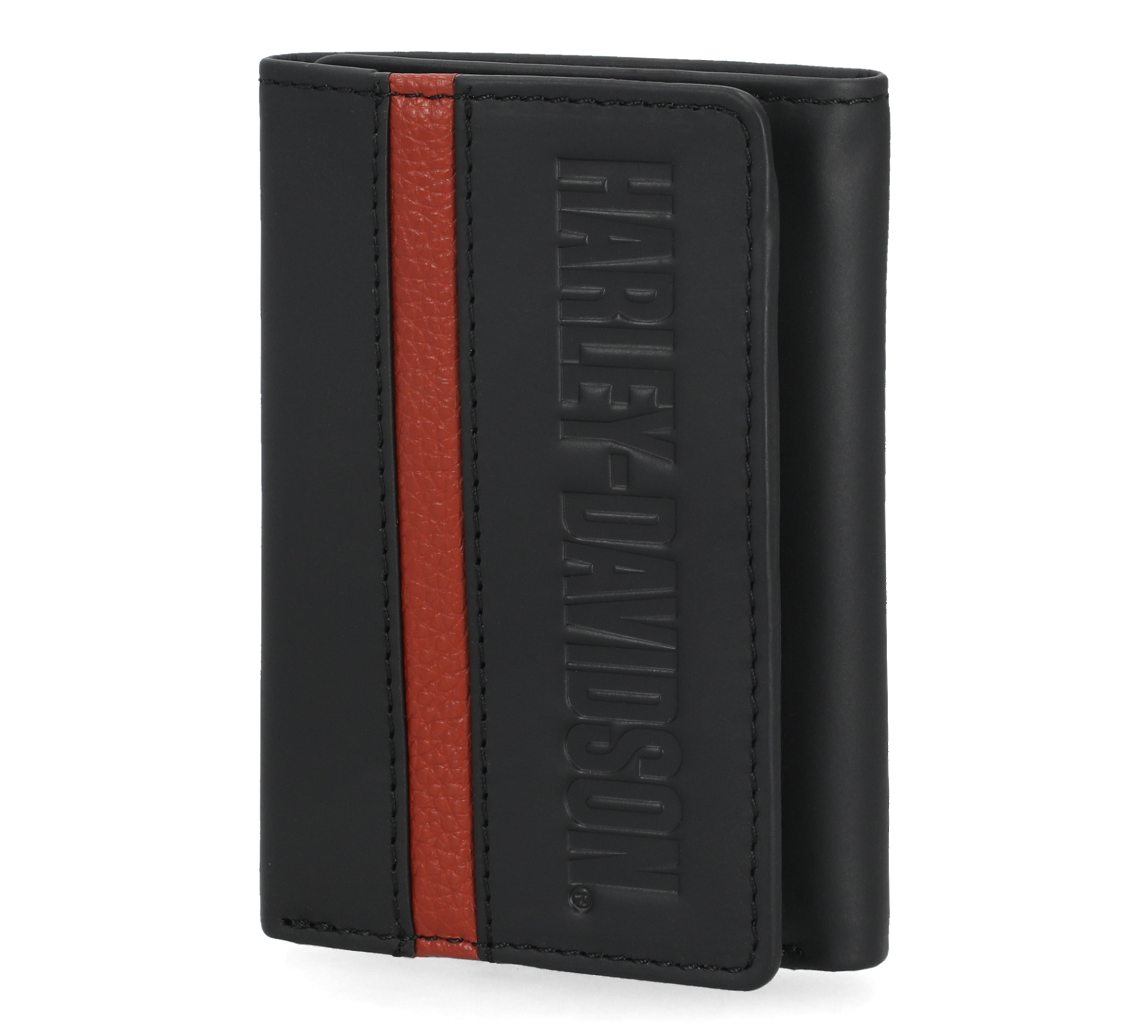 Harley-Davidson Center Block Trifold Wallet