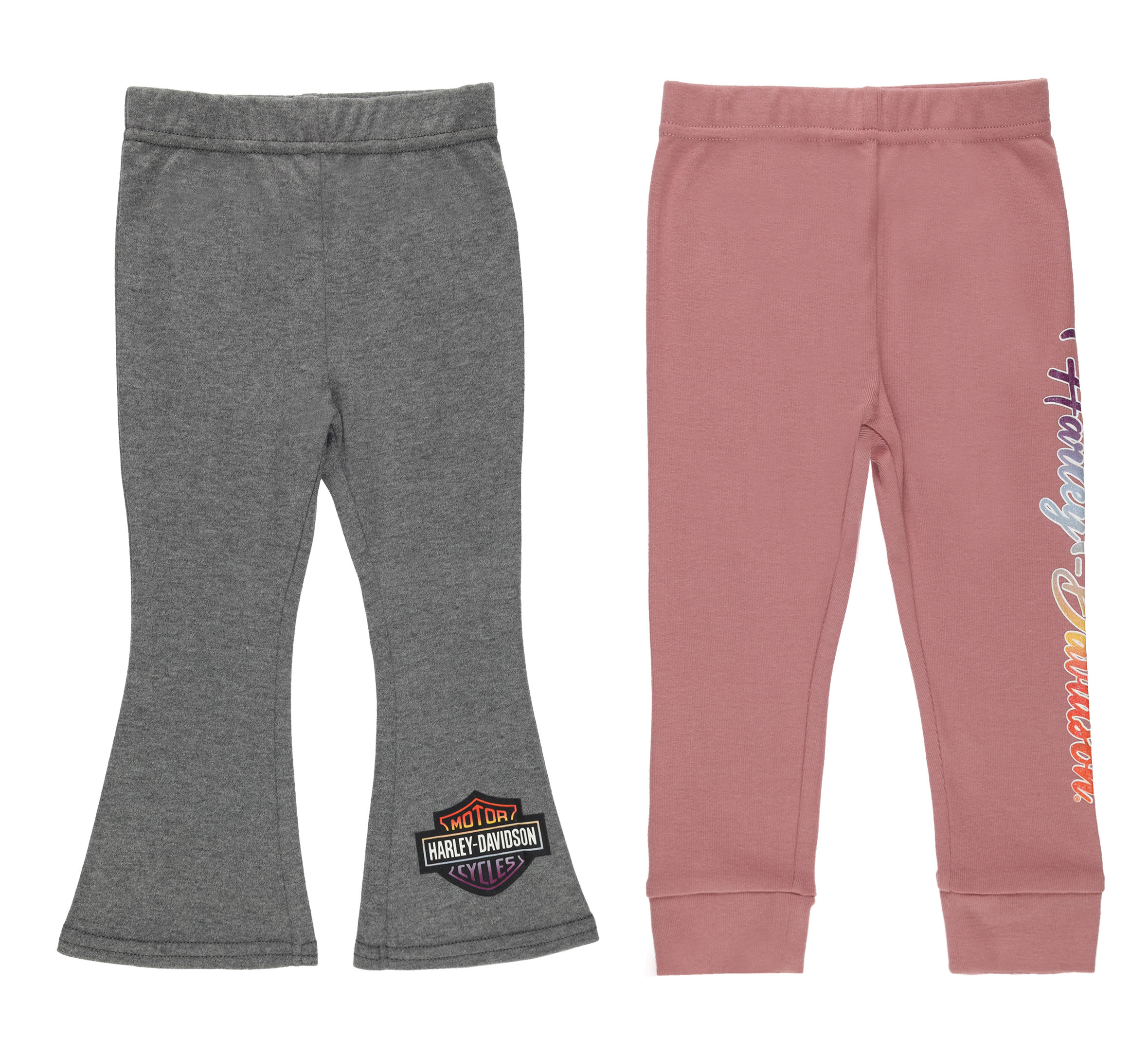 Infant Girls Rib Legging & Knit Flare Pant Set