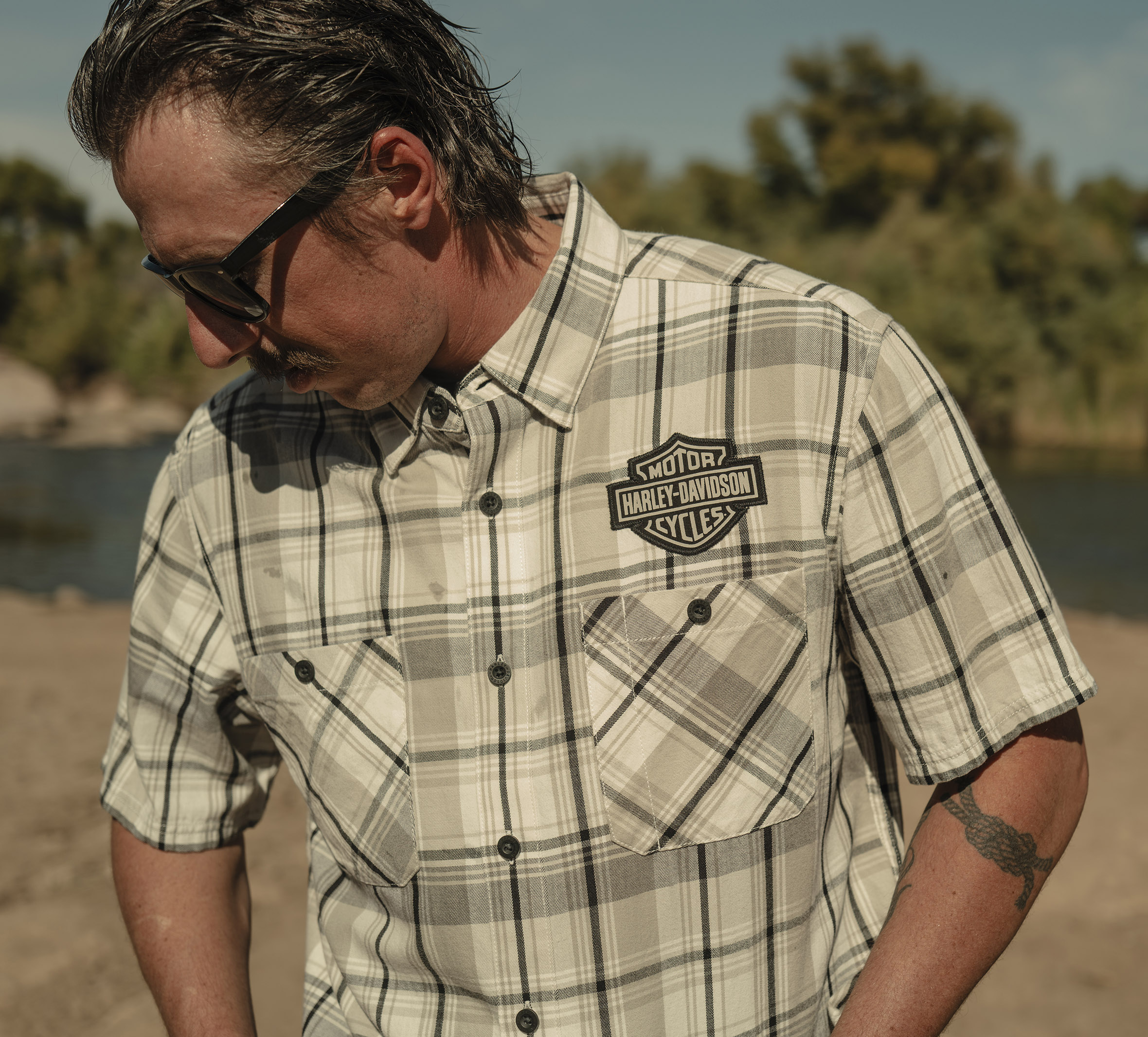 harley davidson dress shirts Harley-Davidson Women's Cotton Button-Up Shirts