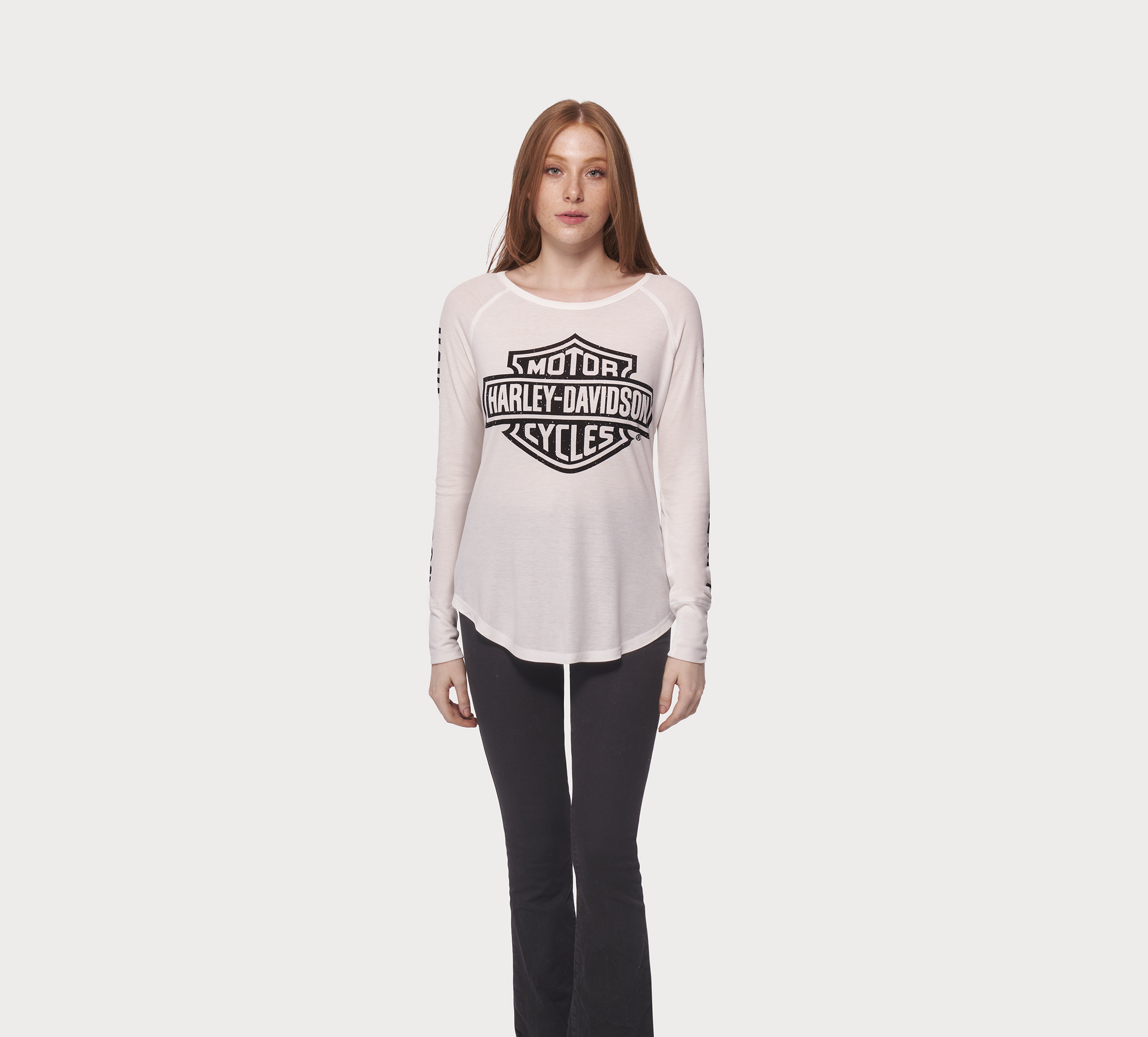 Women's Authentic Bar & Shield Rib-Knit Top