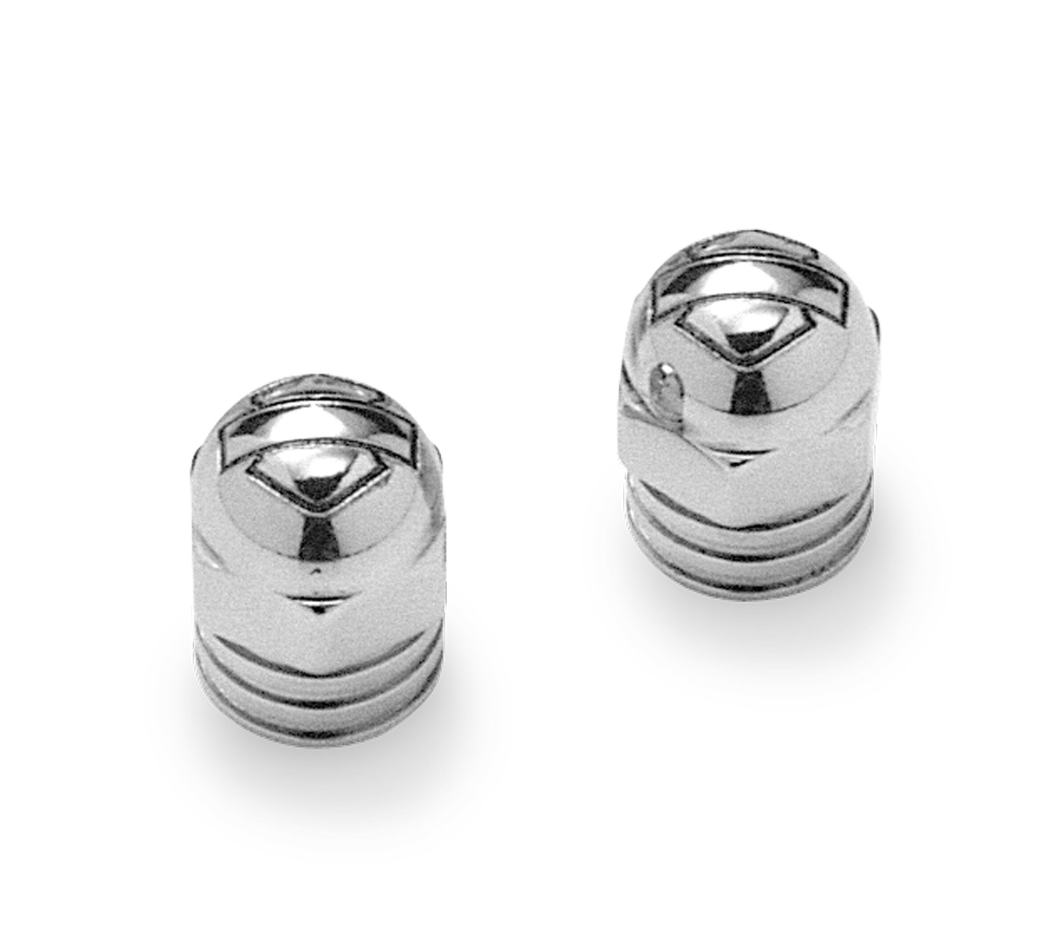 Bar & Shield Acorn Nut Valve Stem Caps