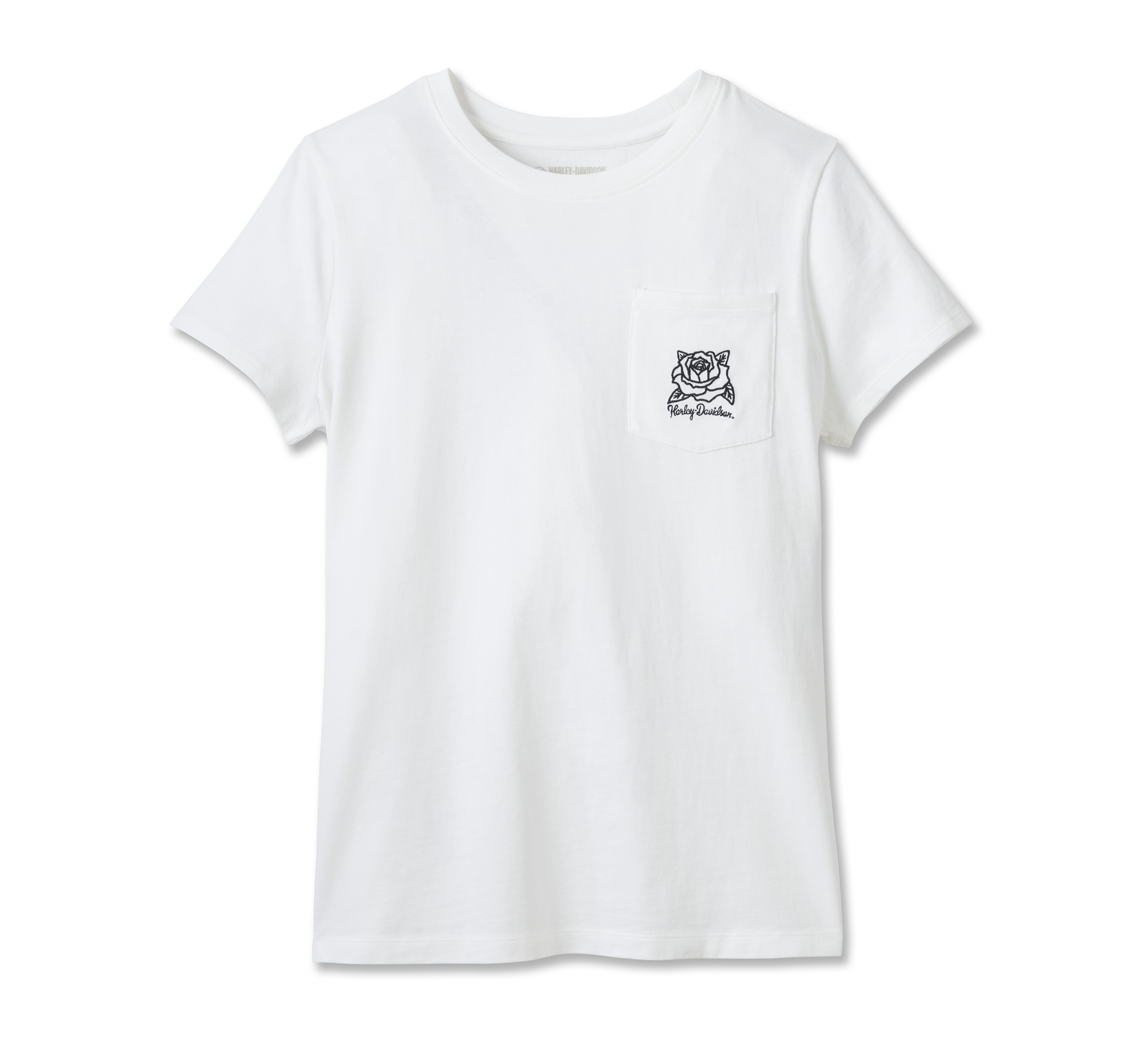 Women's H-D Rosebud Pocket Tee