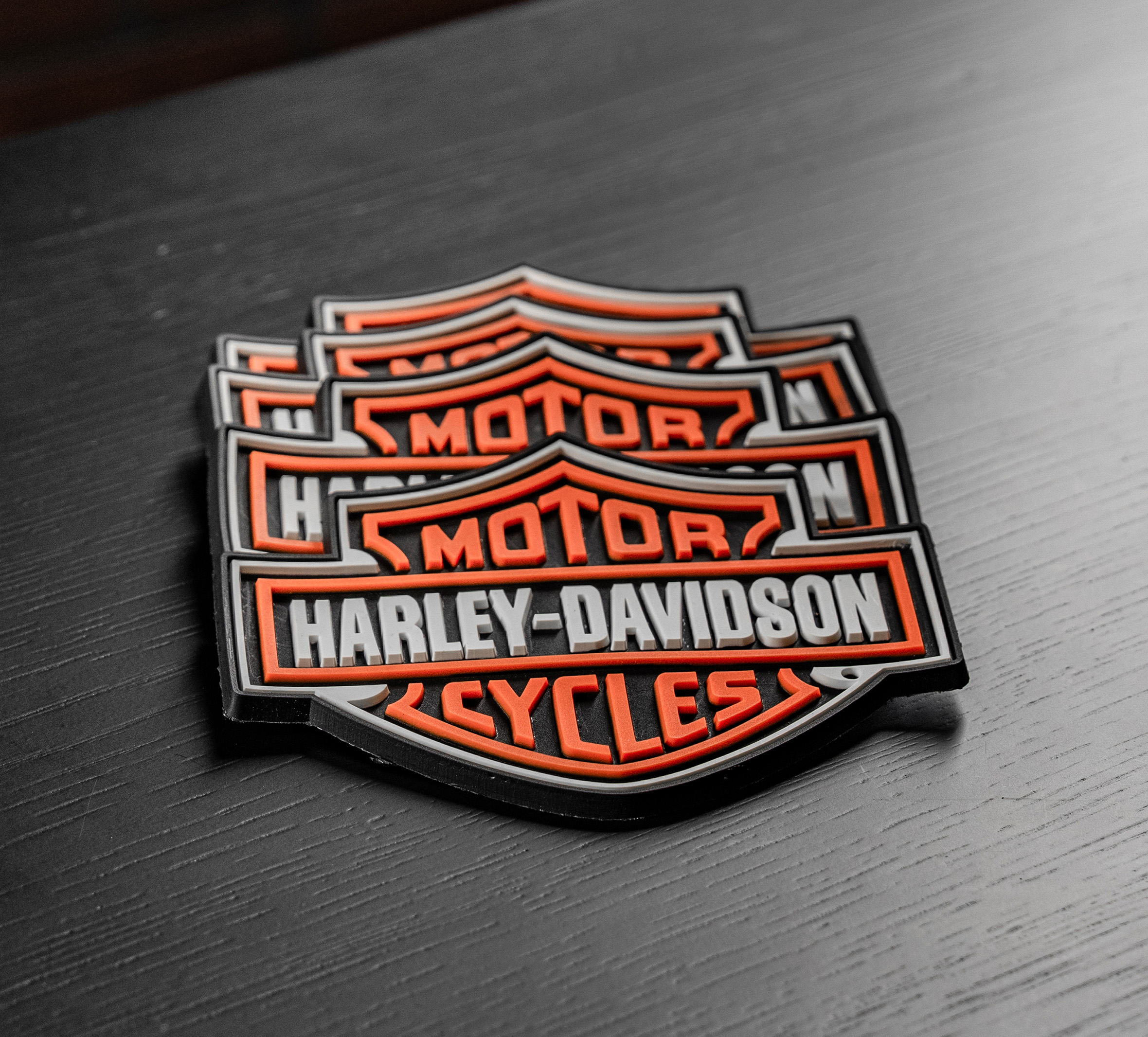 H-D Bar & Shield Coaster Set of 4