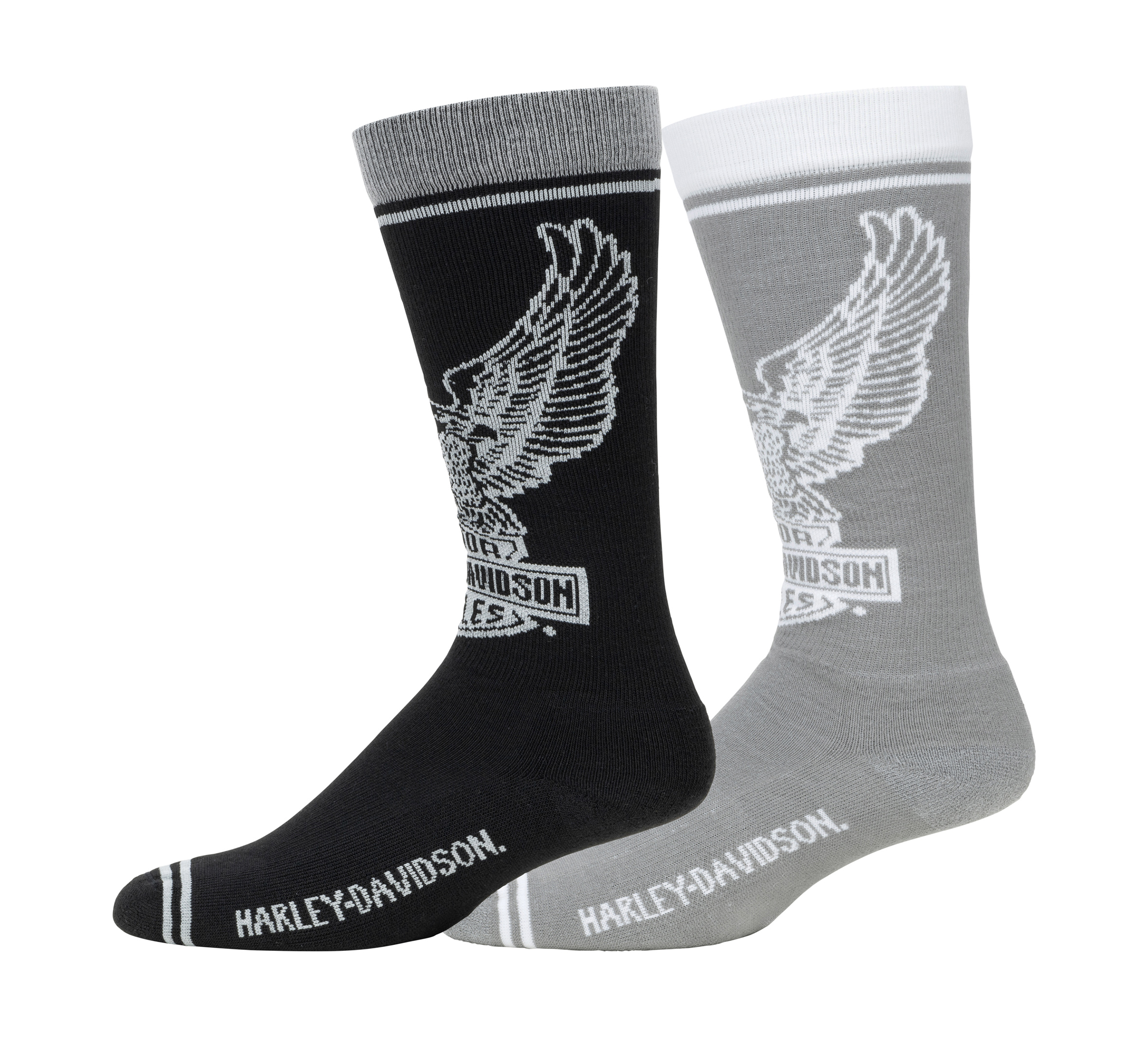 2 Pack Eagle Logo Sock - Mid Calf