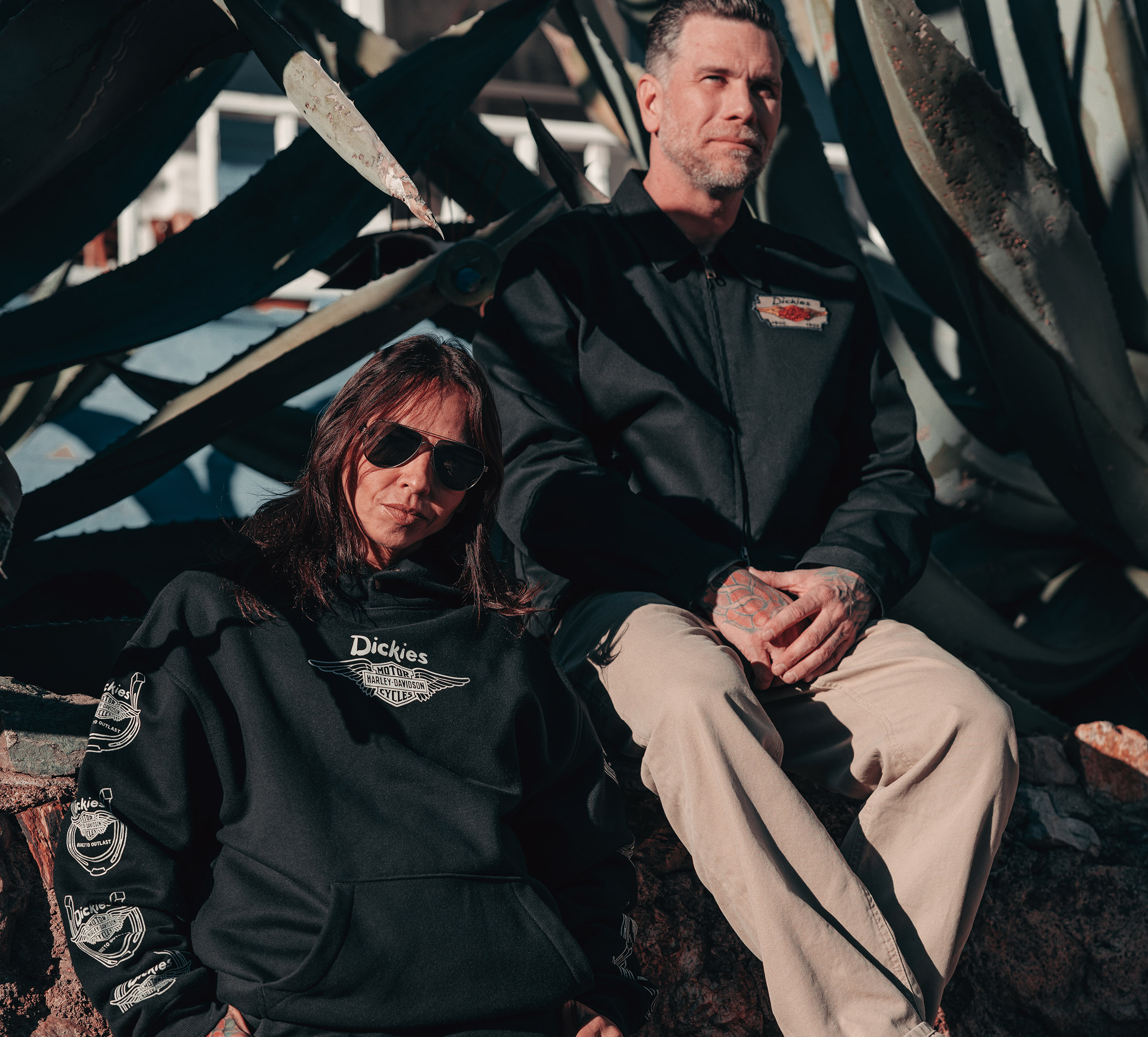 Dickies x H-D Winged Horseshoe Oversized Pullover Hoodie