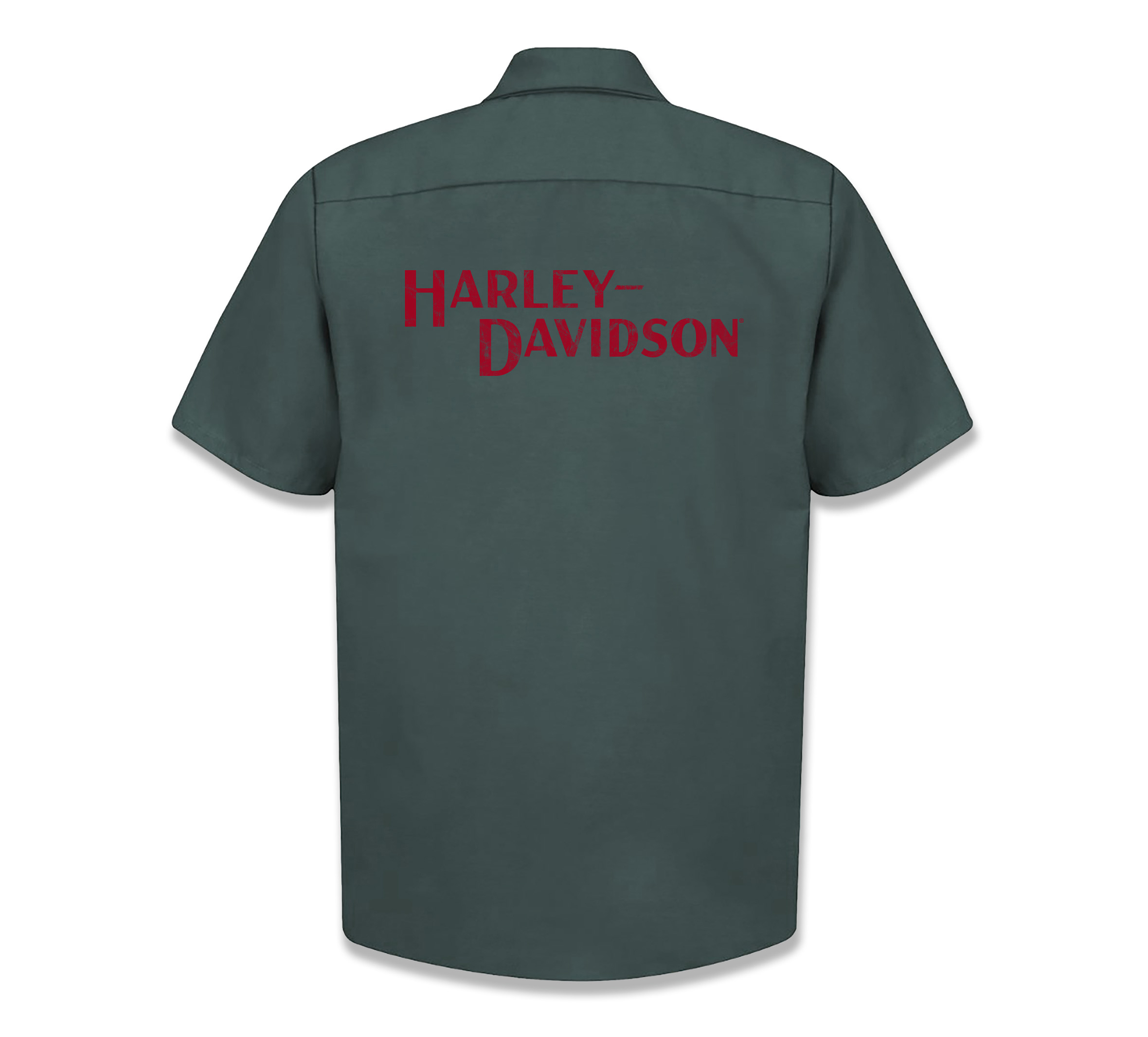 Men's H-D Font Work Shirt
