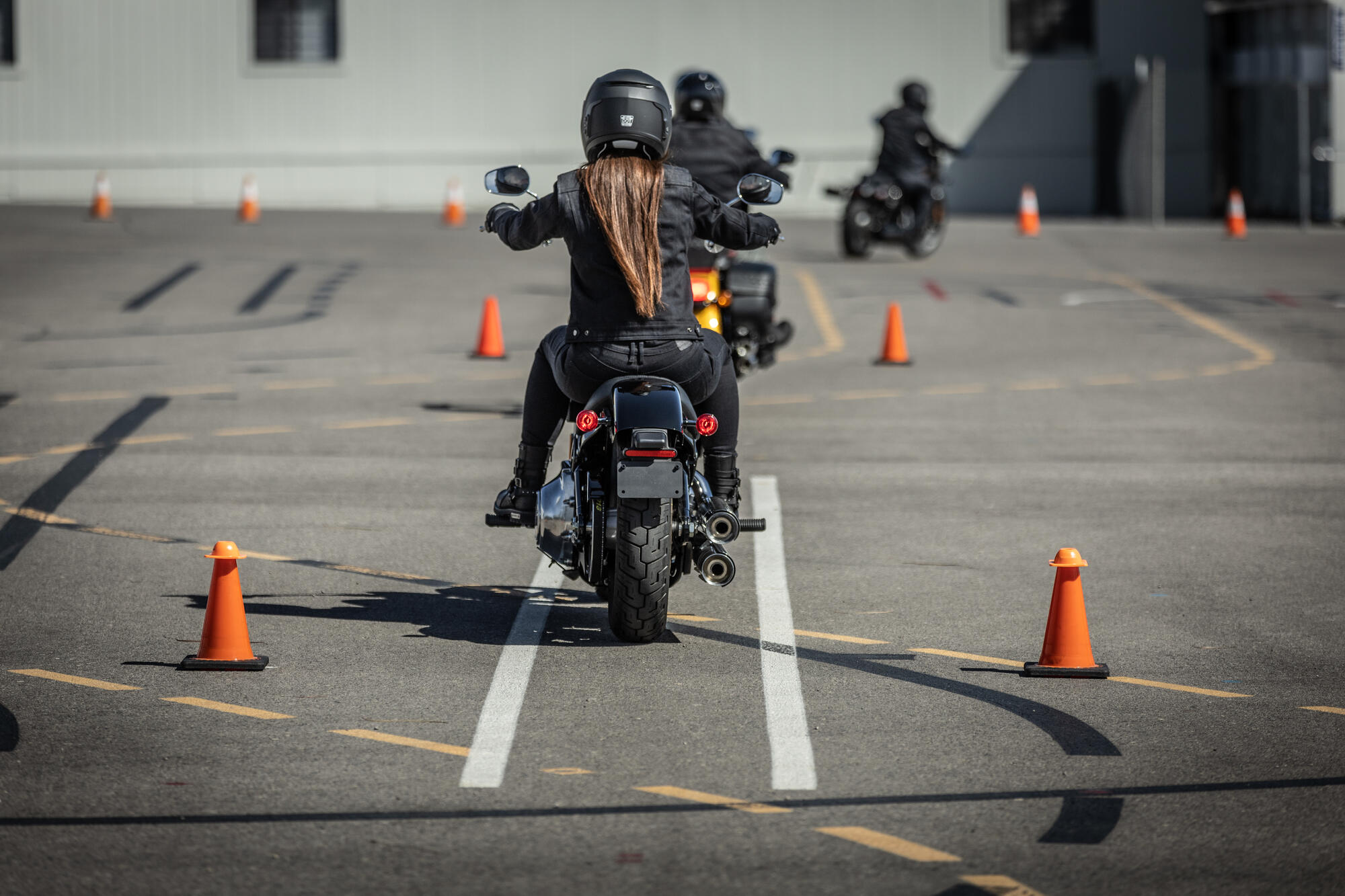 H-D Riding Academy Beginner Rider on Course