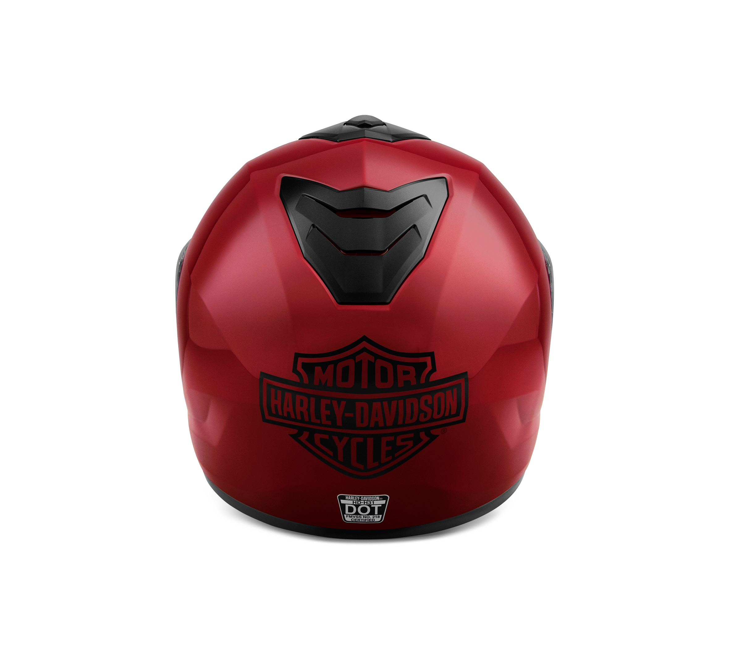 Capstone Sun Shield II H31 Modular Helmet - Billiard Red