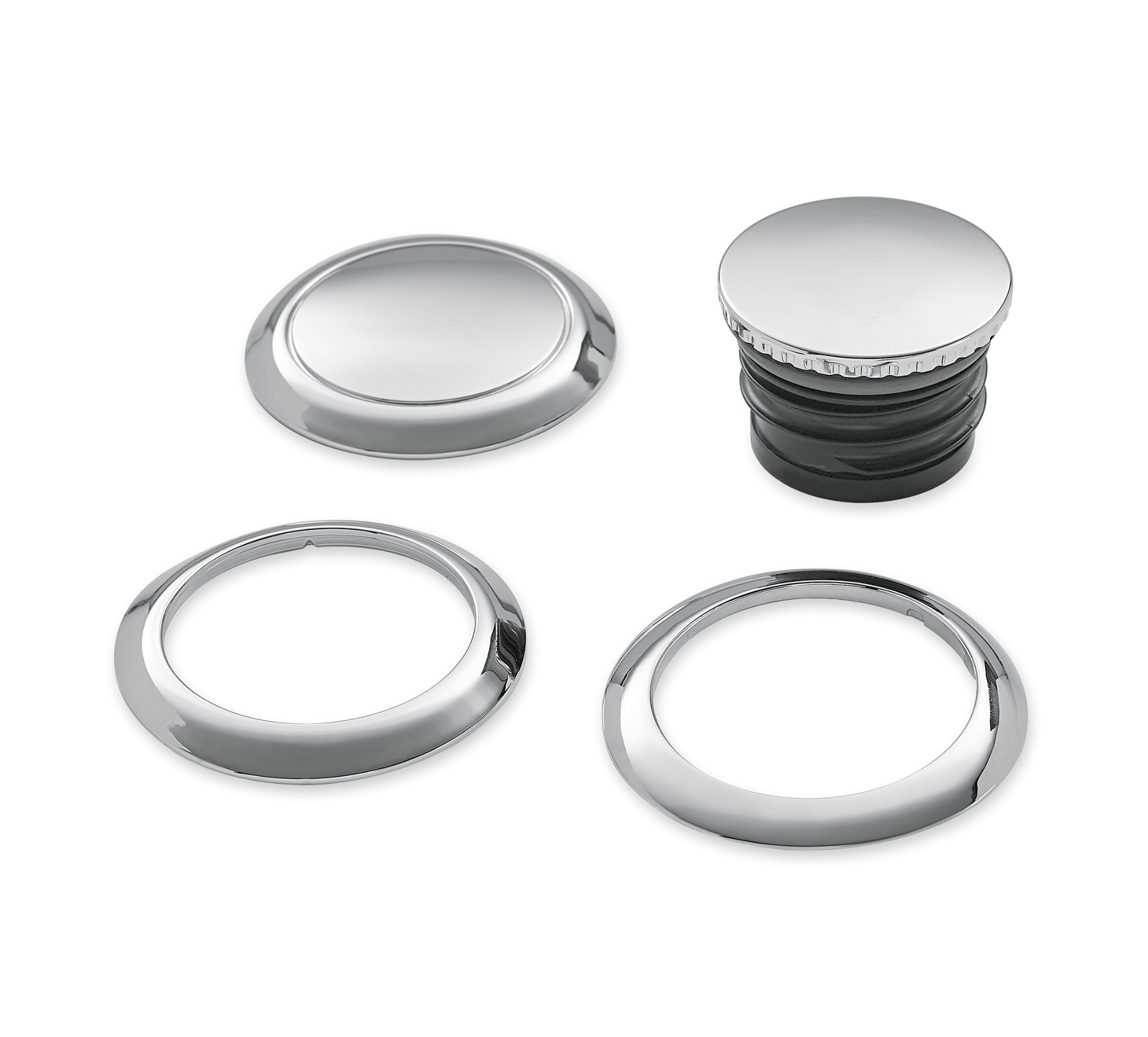 Flush-Mount Fuel Cap and Left Side Tank Cap Kit