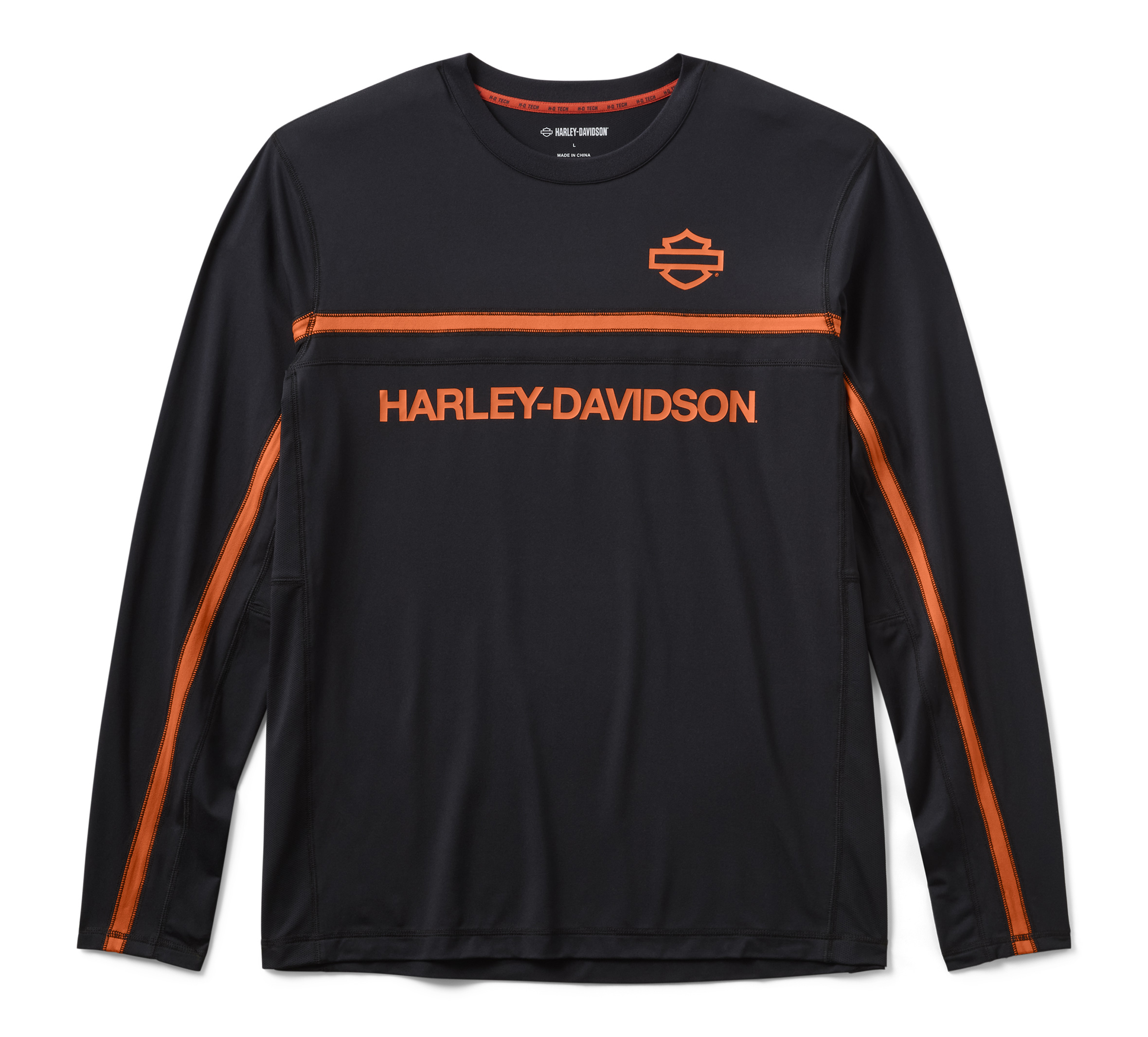 H-D TECH Vented Long Sleeve Knit Crew para hombre
