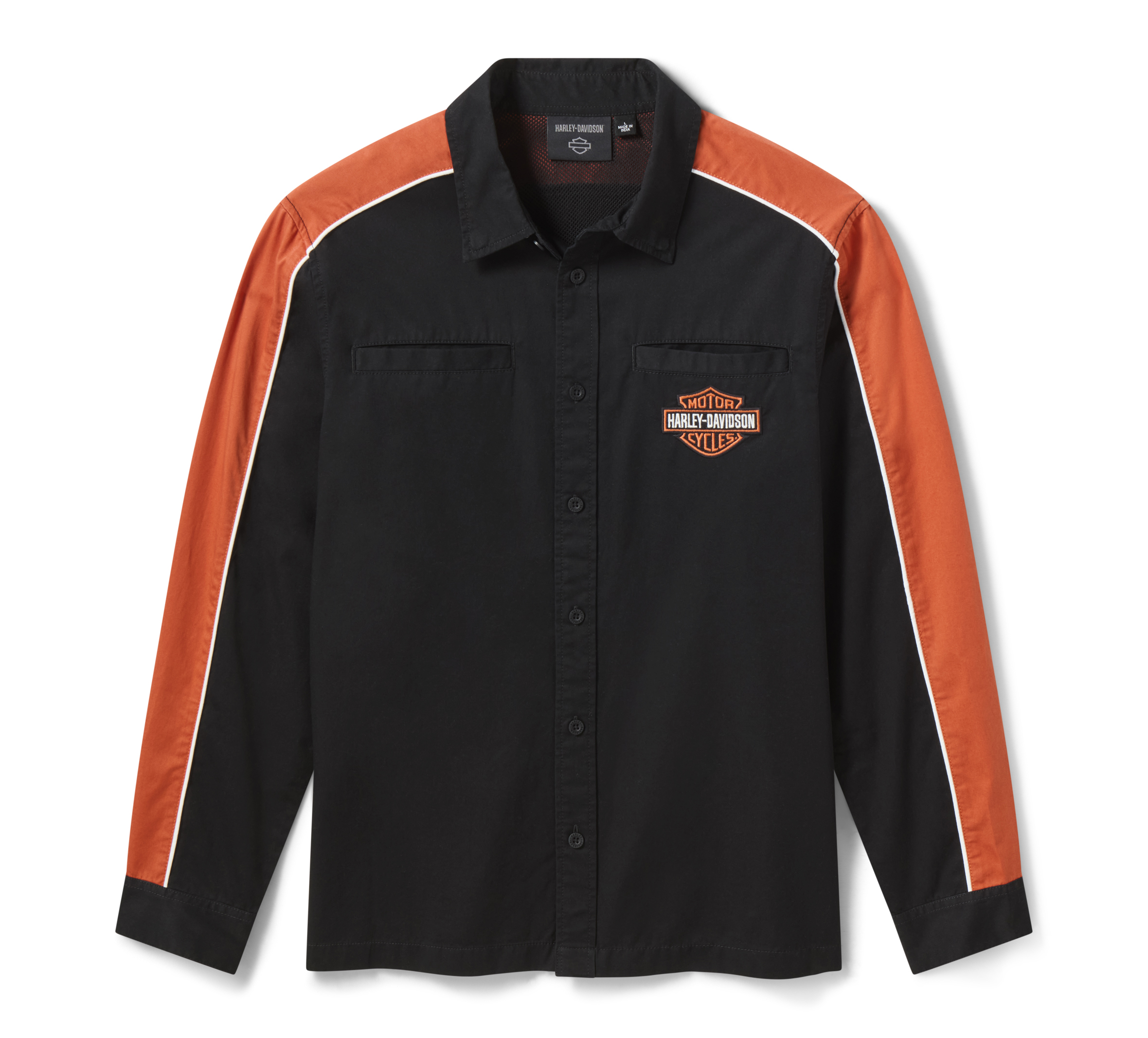 Men's H-D Essential Long Sleeve Mechanics Shirt | Harley-Davidson USA