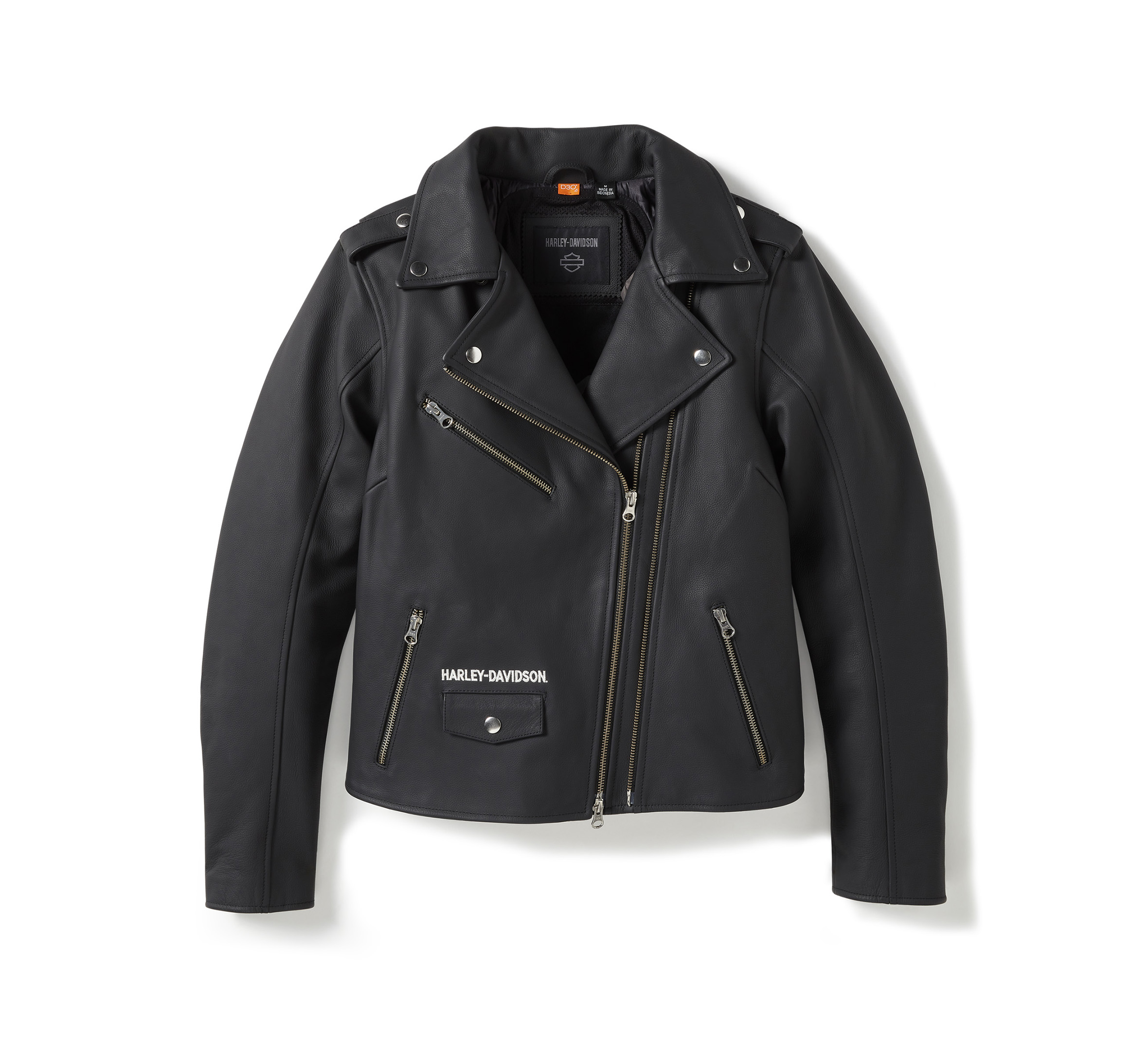 Women's H-D® Rebel Biker Leather Riding Jacket