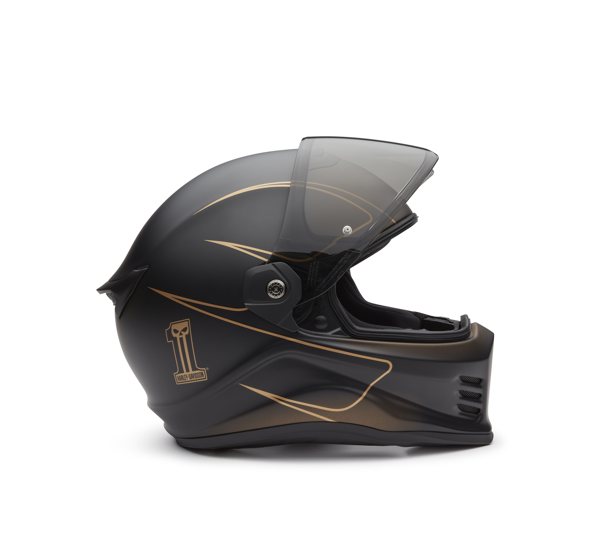 Willie G Dark Custom Division X15 Full Face Helmet | Harley