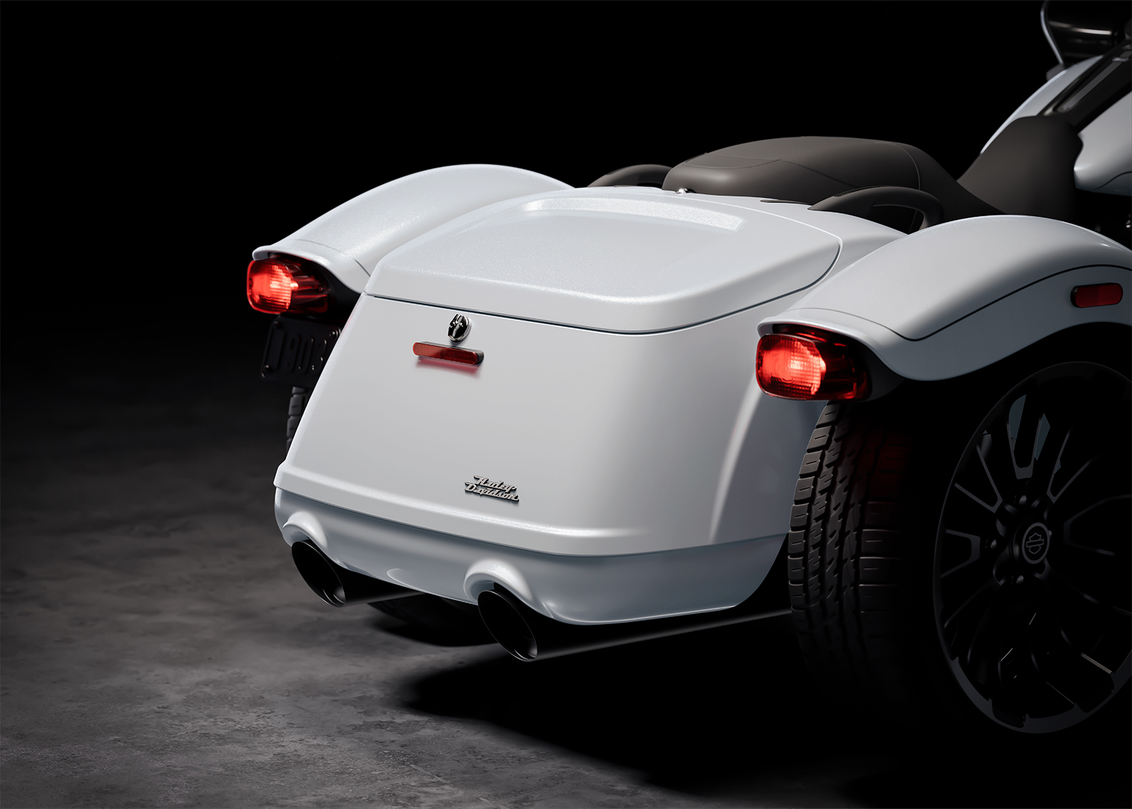 2025 Road Glide 3 Close Up Trunk Shot