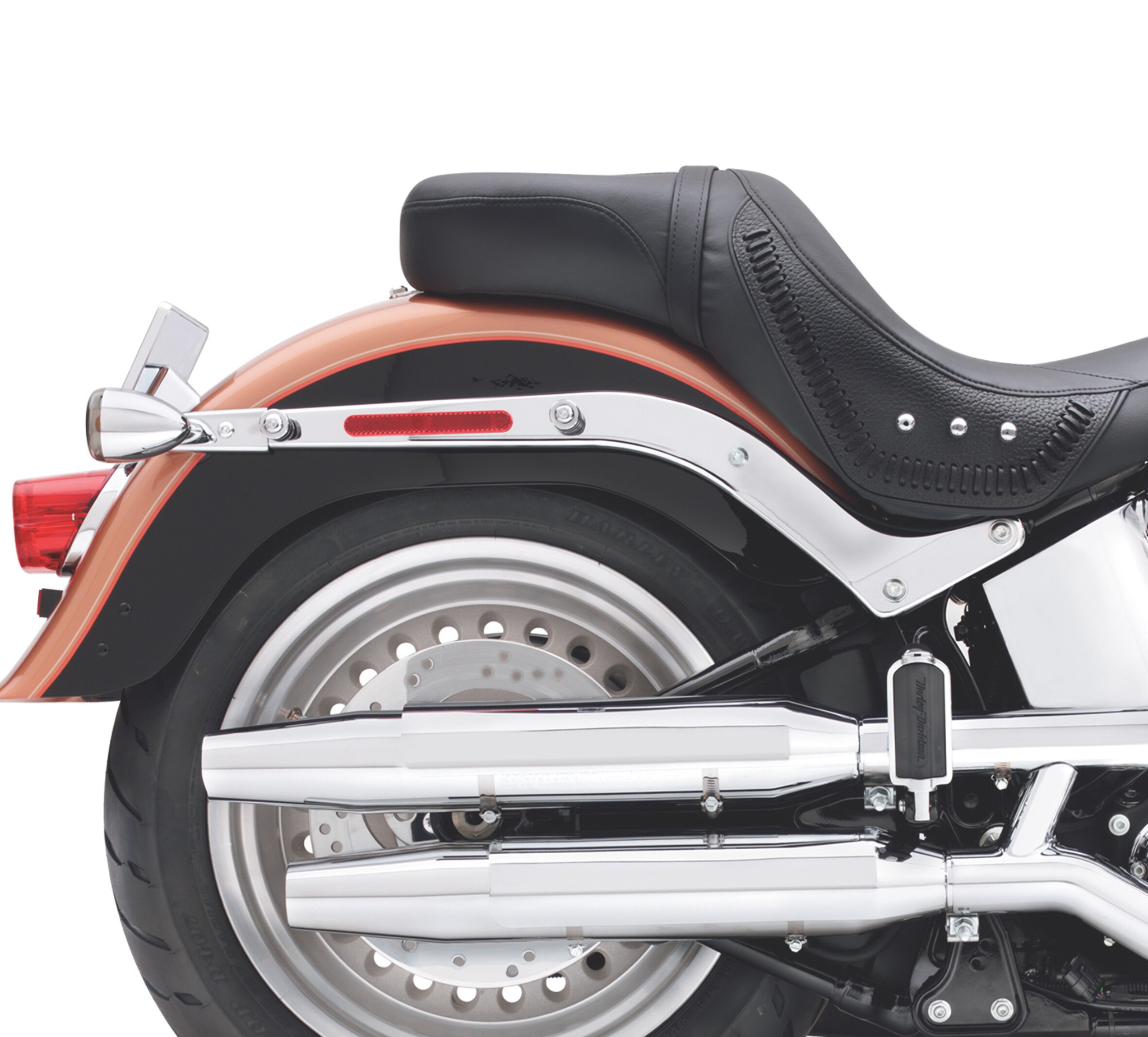 H-D Detachables Leather Saddlebags