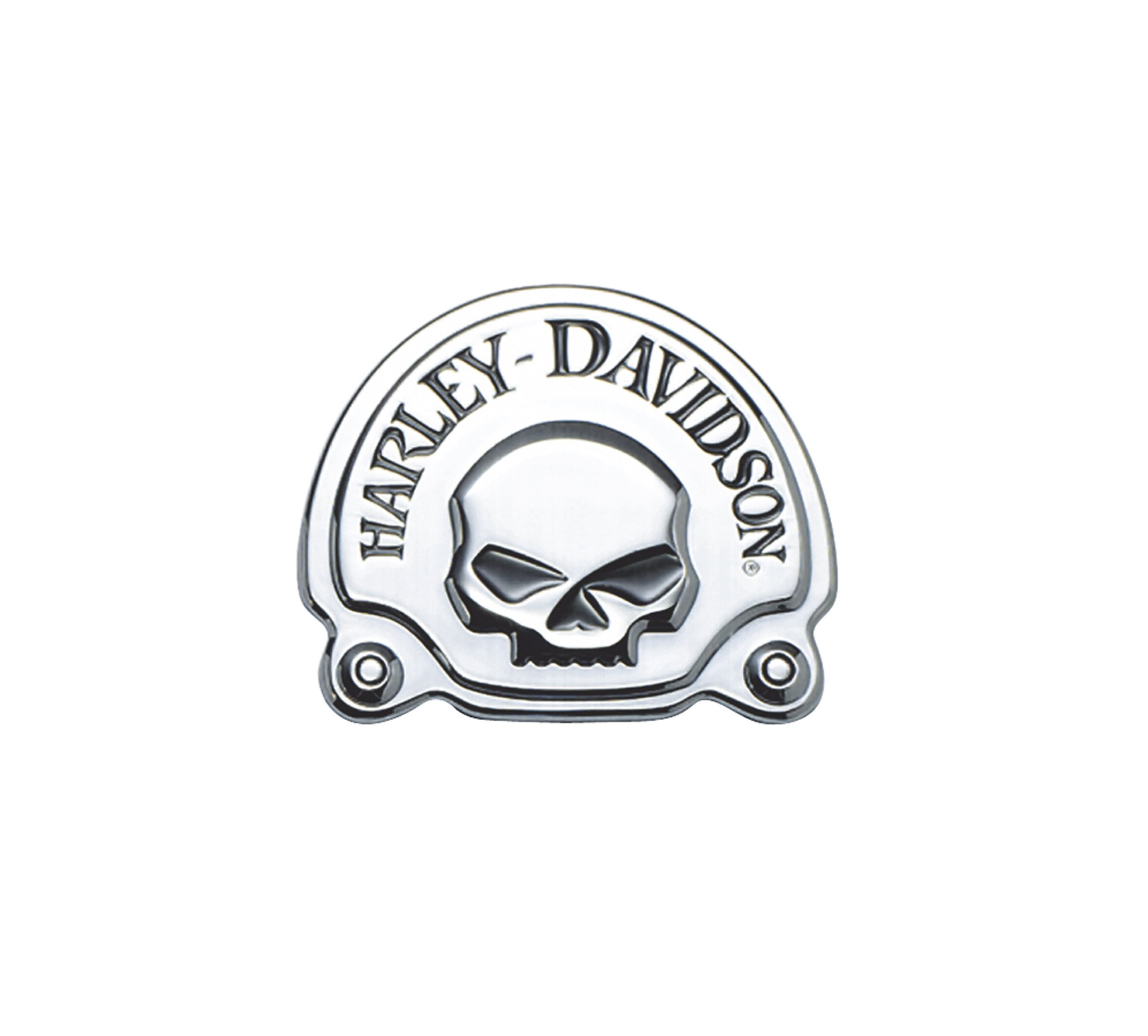 Chrome Skull Medallion