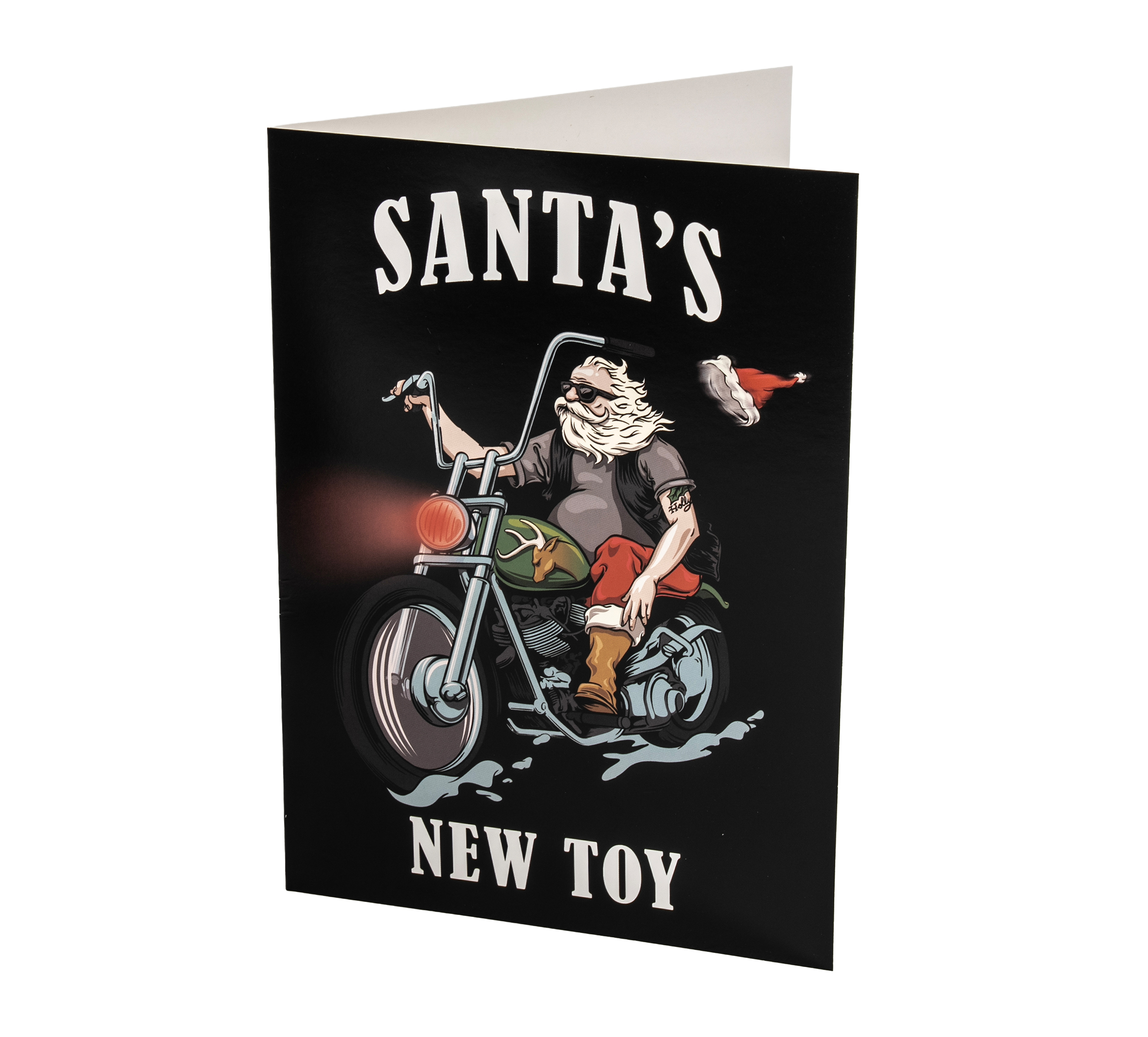 Santa's New Toy Holiday Greeting Cards, 12 pack