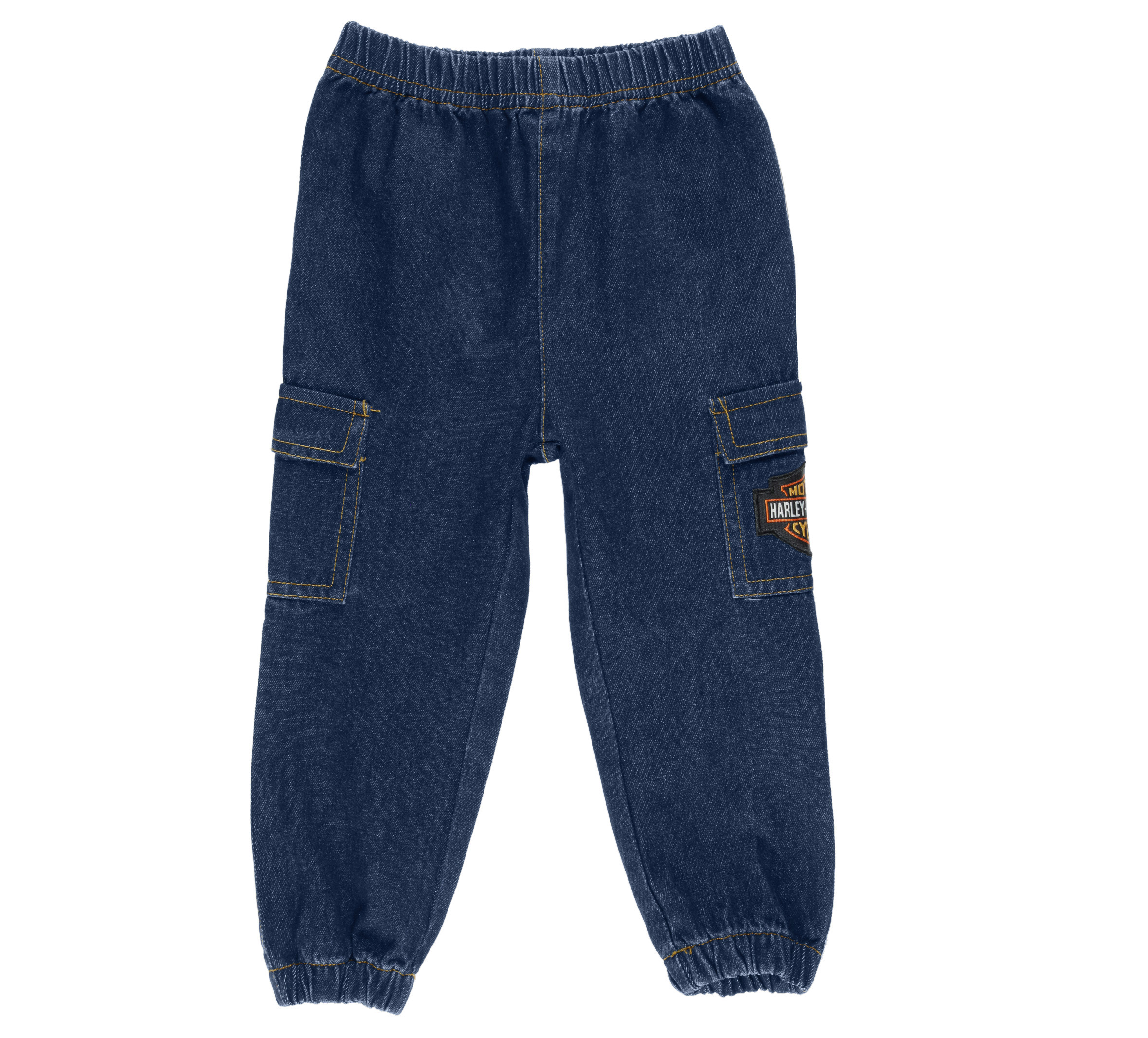 Infant Boys Denim Cargo Jogging Pants