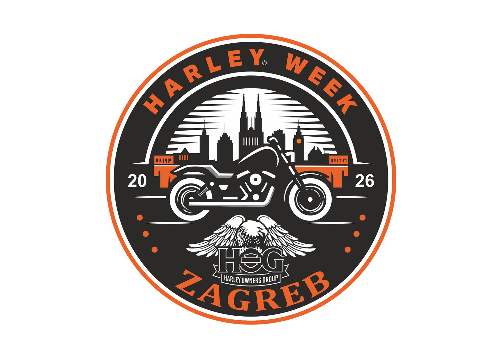 Harley Week Zagrebのロゴ