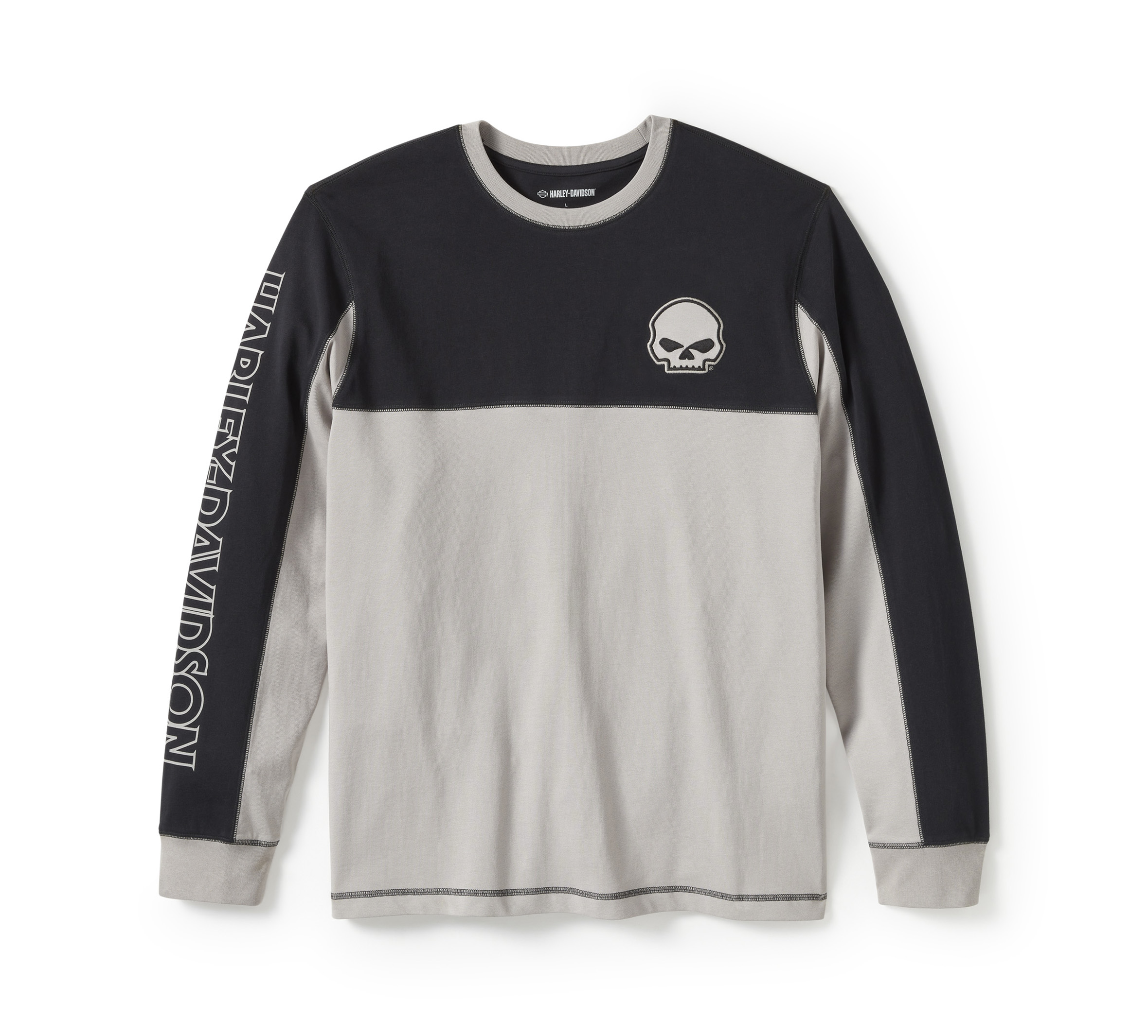 Willie G ™ Skull Colorblock Long Sleeve Tee