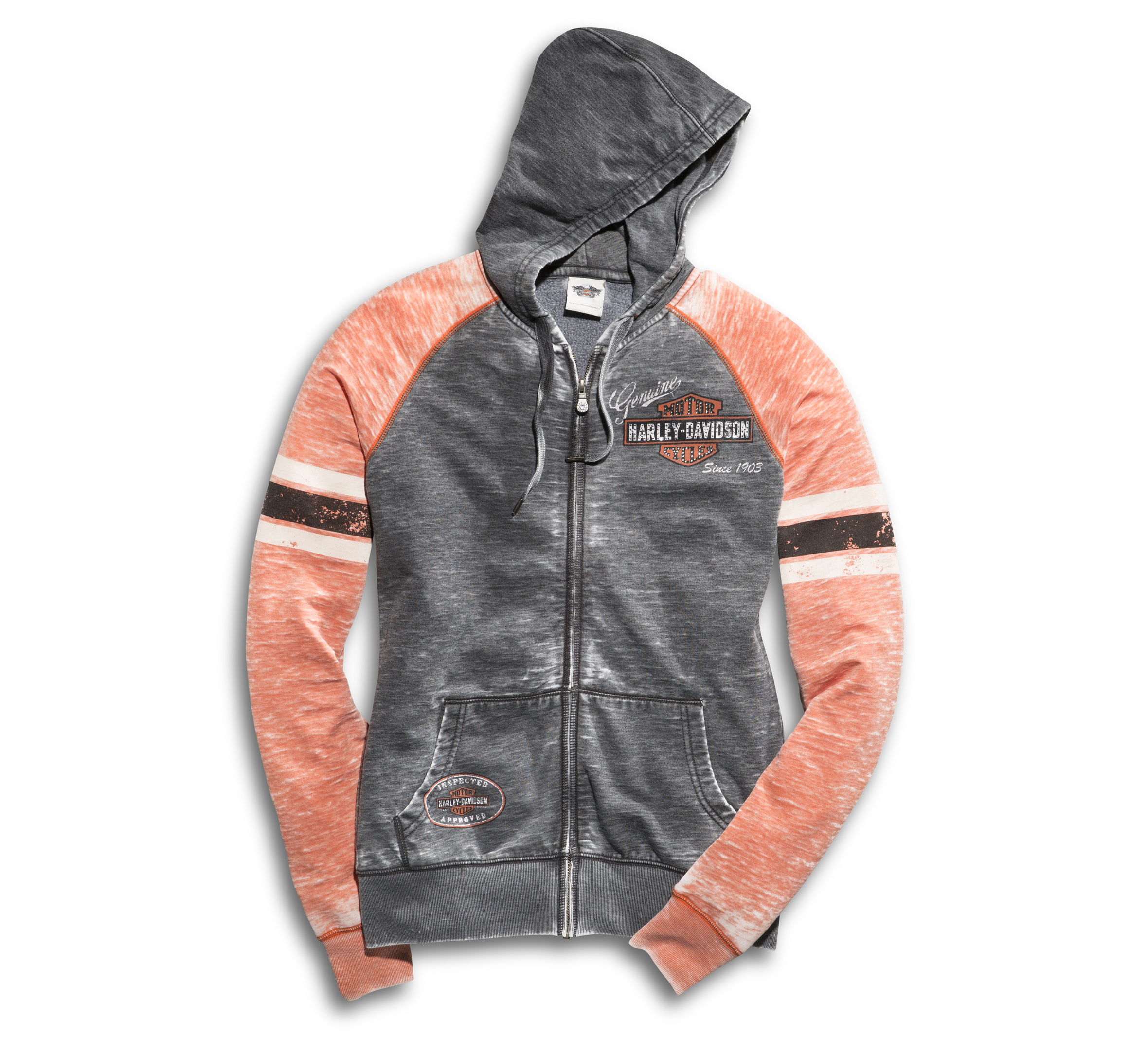 Women's Genuine Oil Can Burnout Hoodie