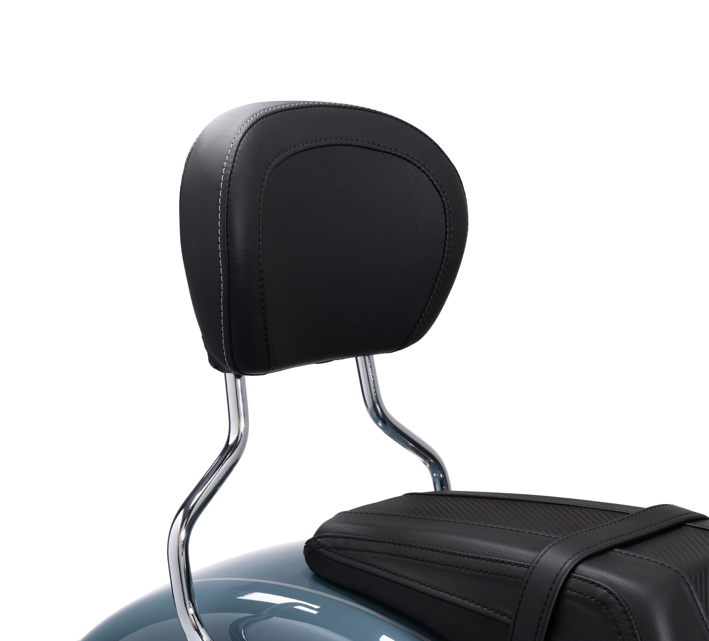 Soziusrückenpolster mit Steppung oben