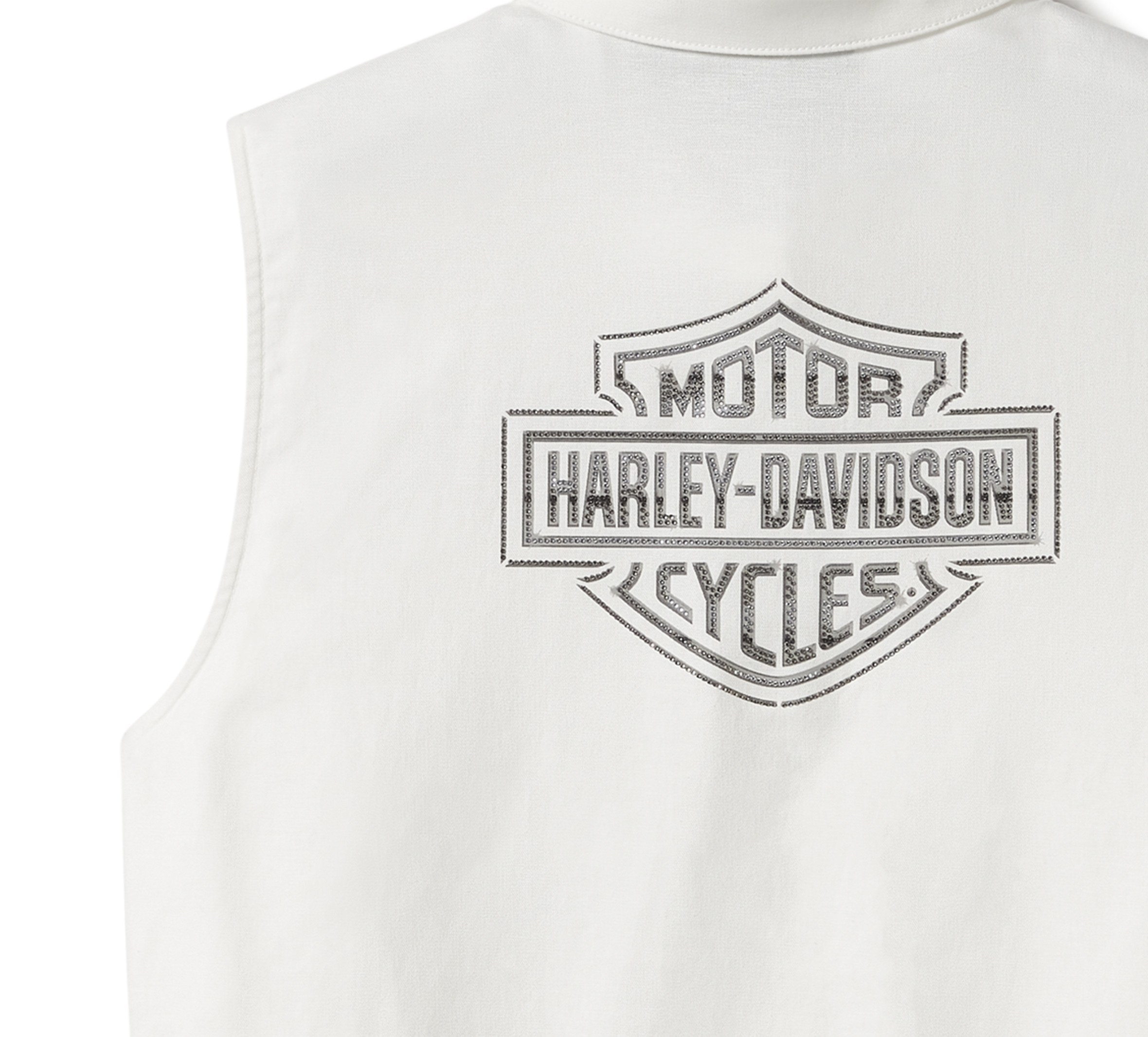 Women's Essential Bling Button Front Tank