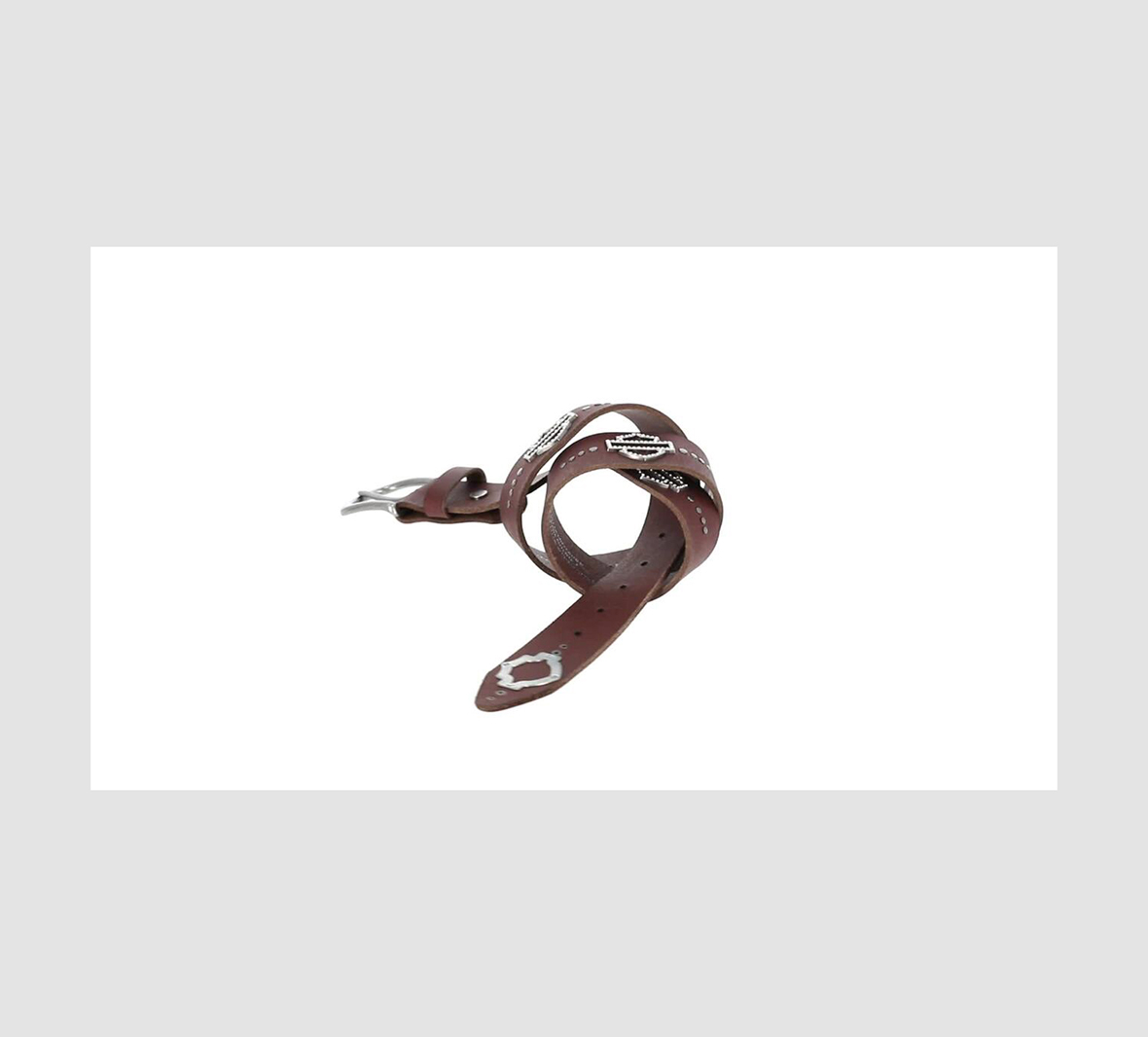 Open Bar & Shield Quad Stud Belt