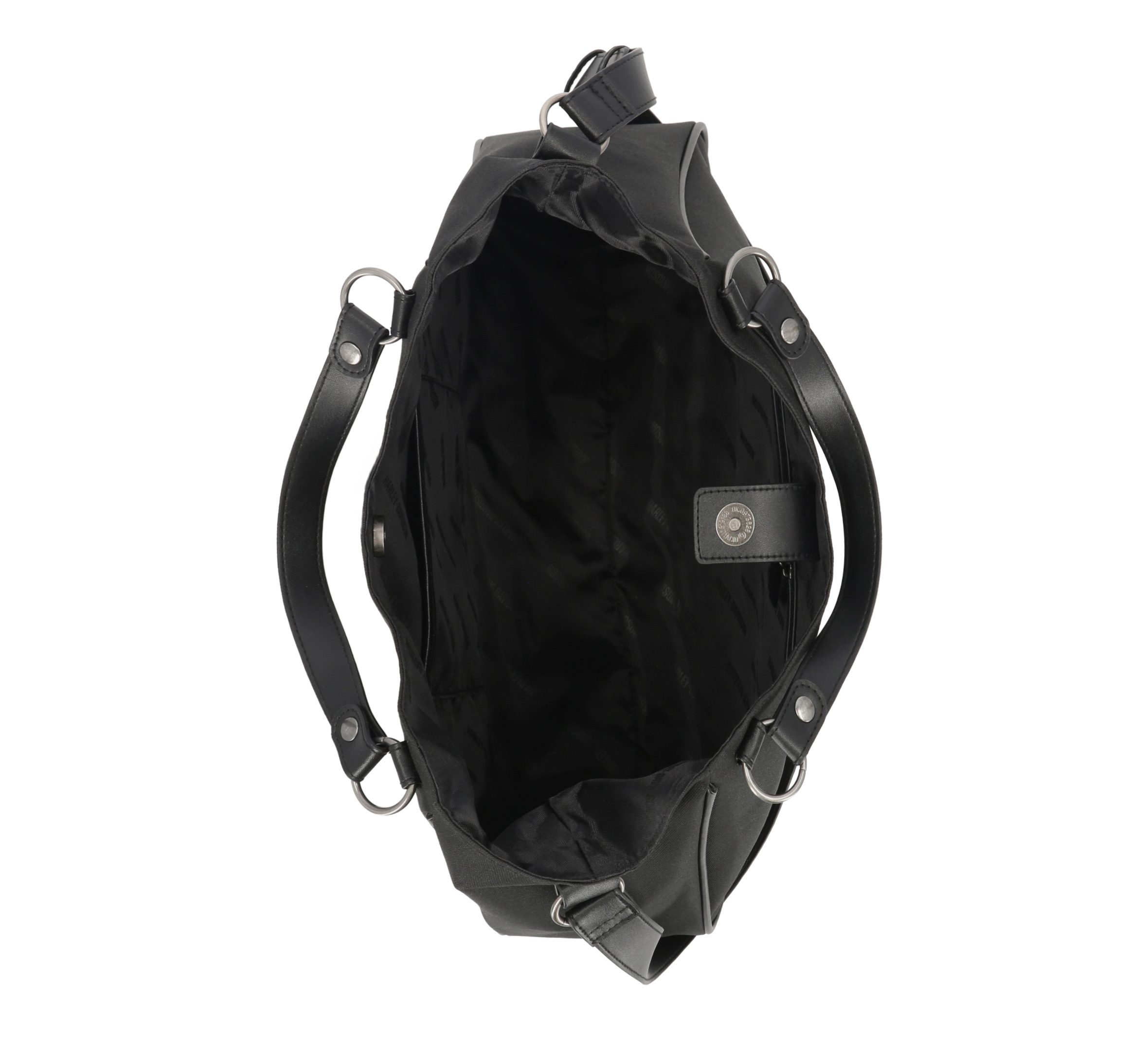 Bar & Shield Rhinestone Tote Bag