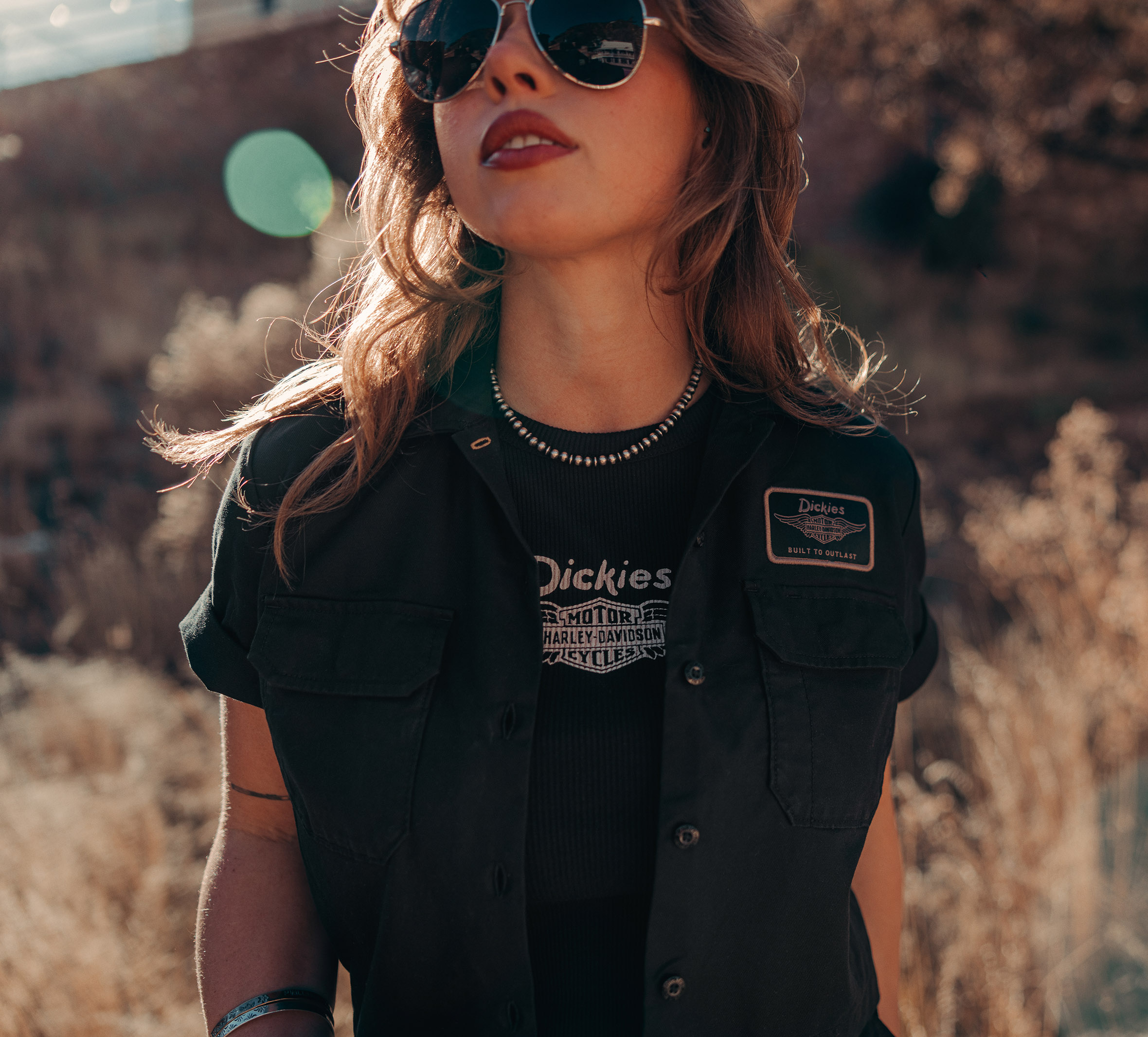 Women's Dickies x H-D Built to Outlast Boxy Work Shirt