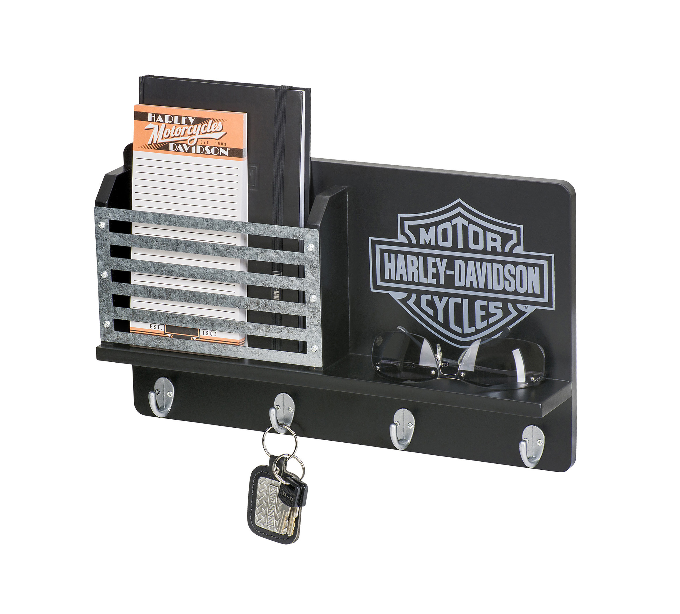 Bar & Shield Key Rack