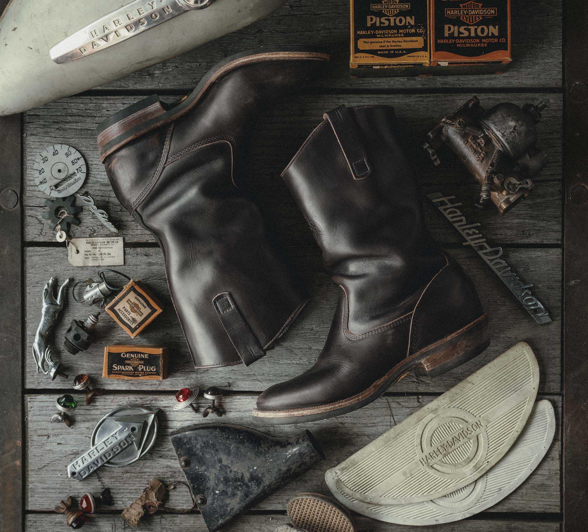 White's Boots x Harley-Davidson Stockman Pull-On