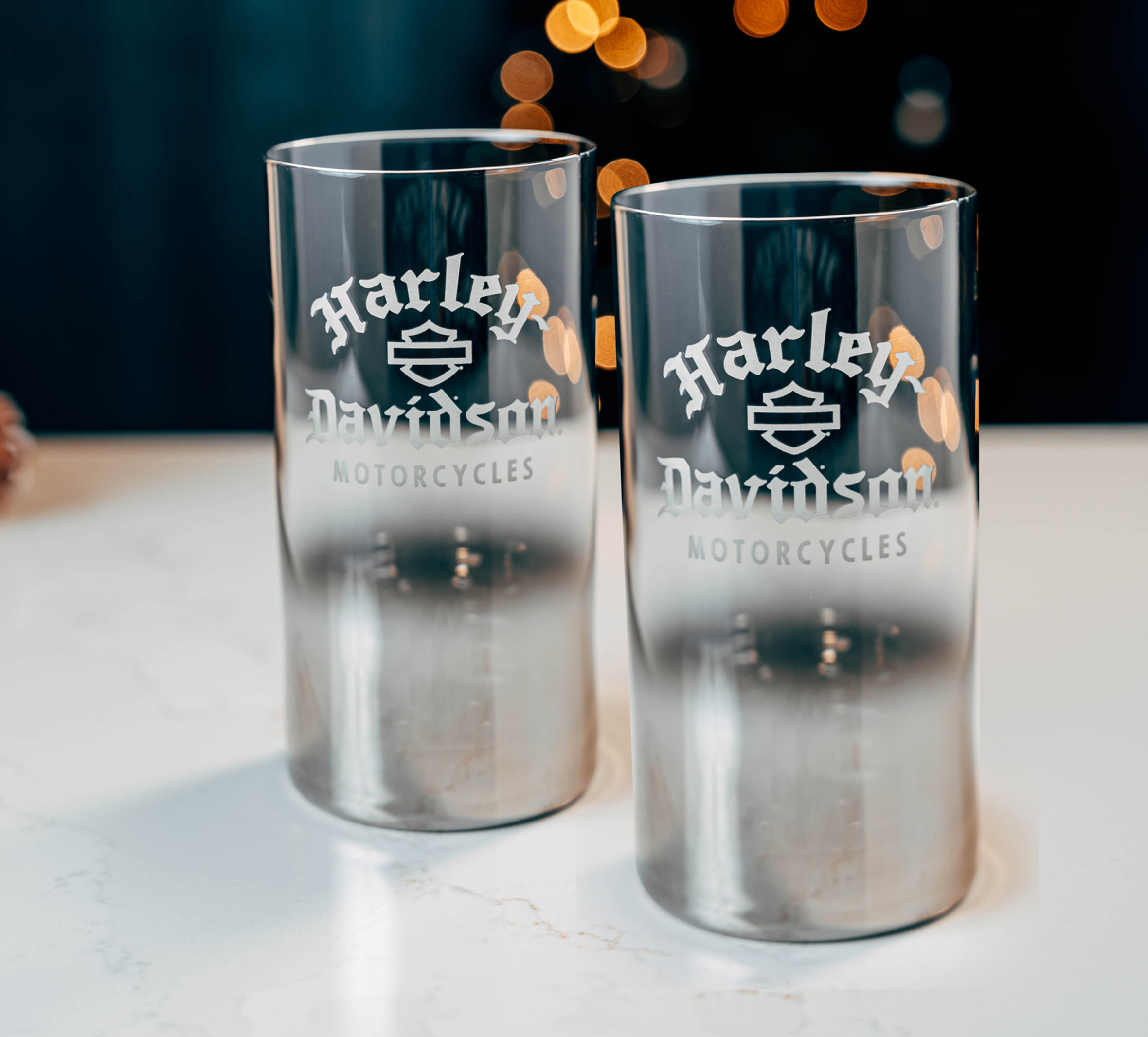 Silver Ombre Highball Set of 2