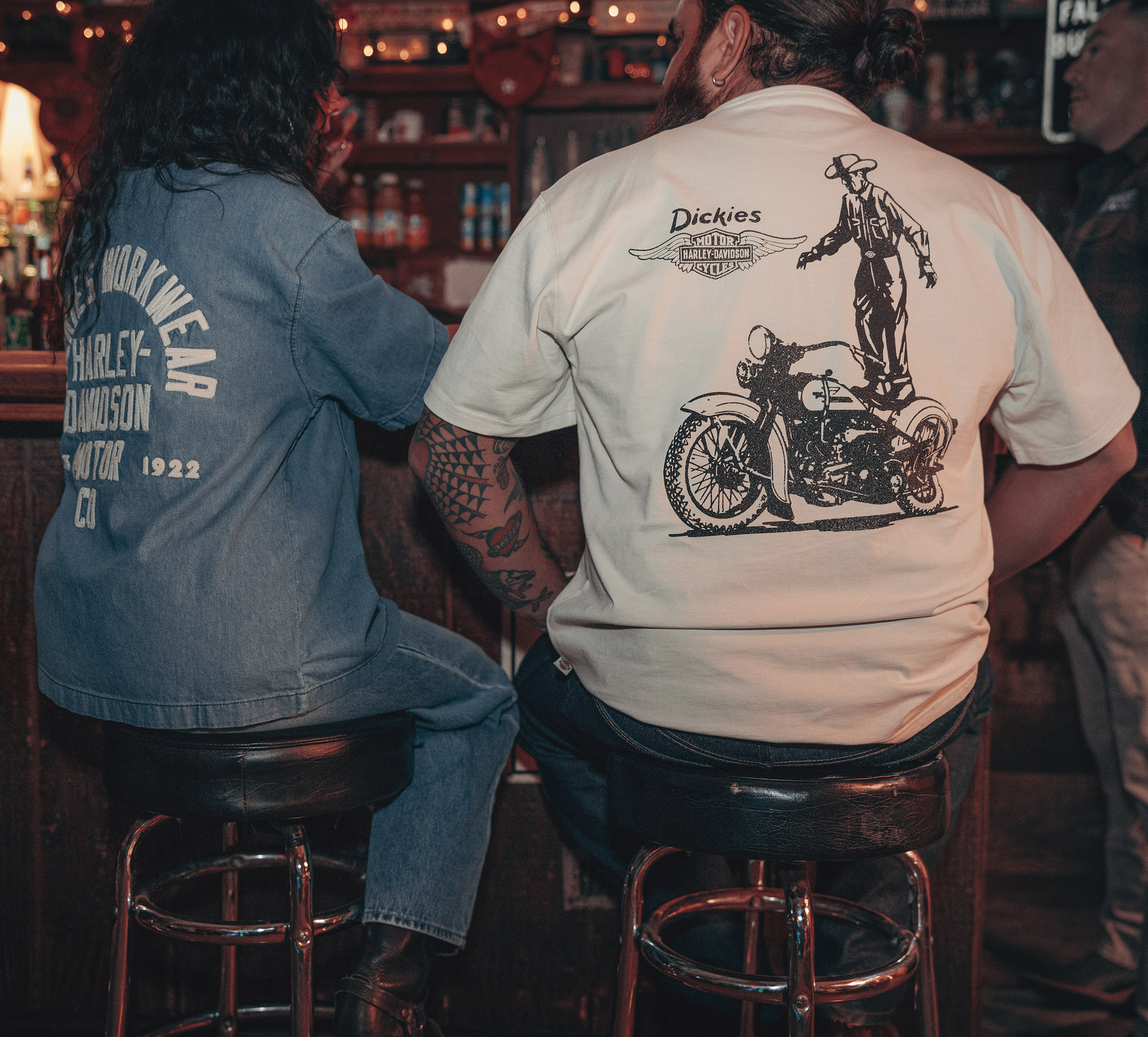 Dickies x H-D Boxy Fit Chambray Work Shirt