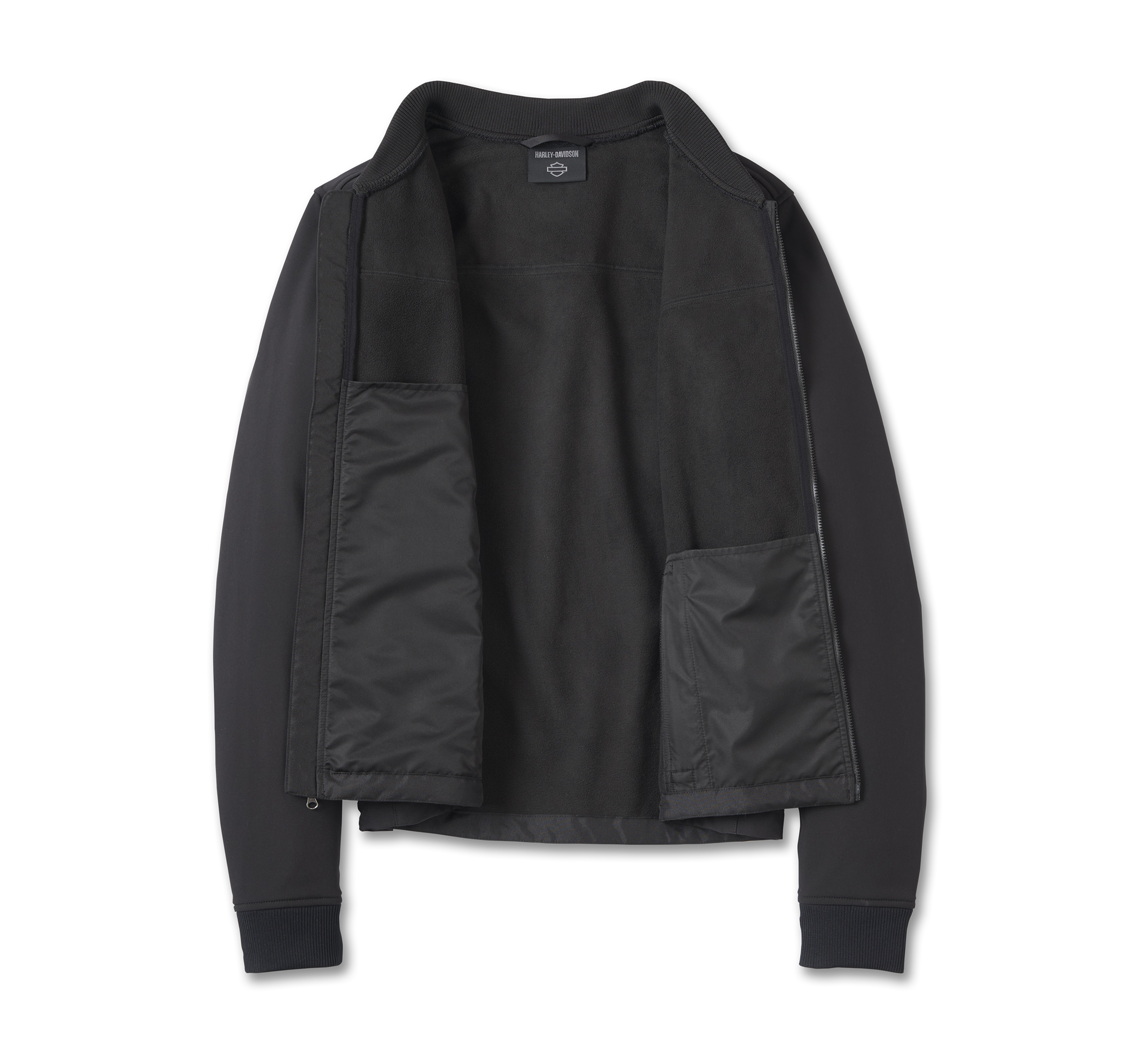 Men's H-D Flex Layering System Windproof Mid Layer - Black