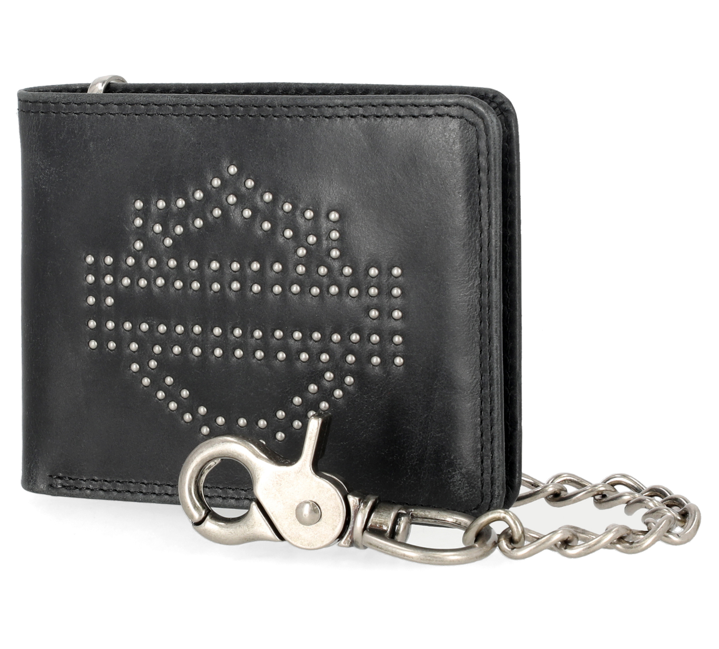 Open Bar & Shield Trifold Chain Wallet | Harley-Davidson USA