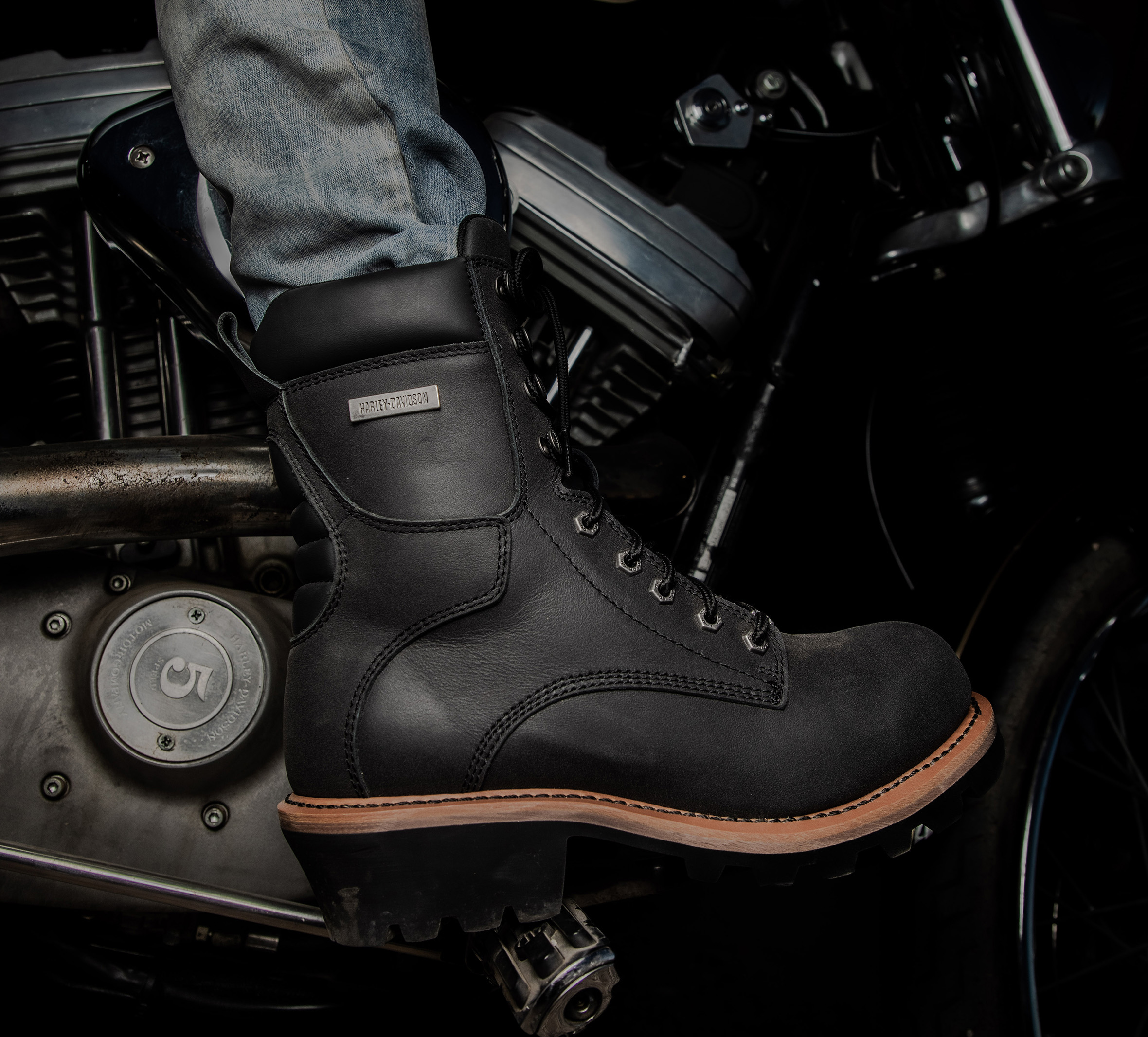 Men's Tyson Leather Flash Riding Boot