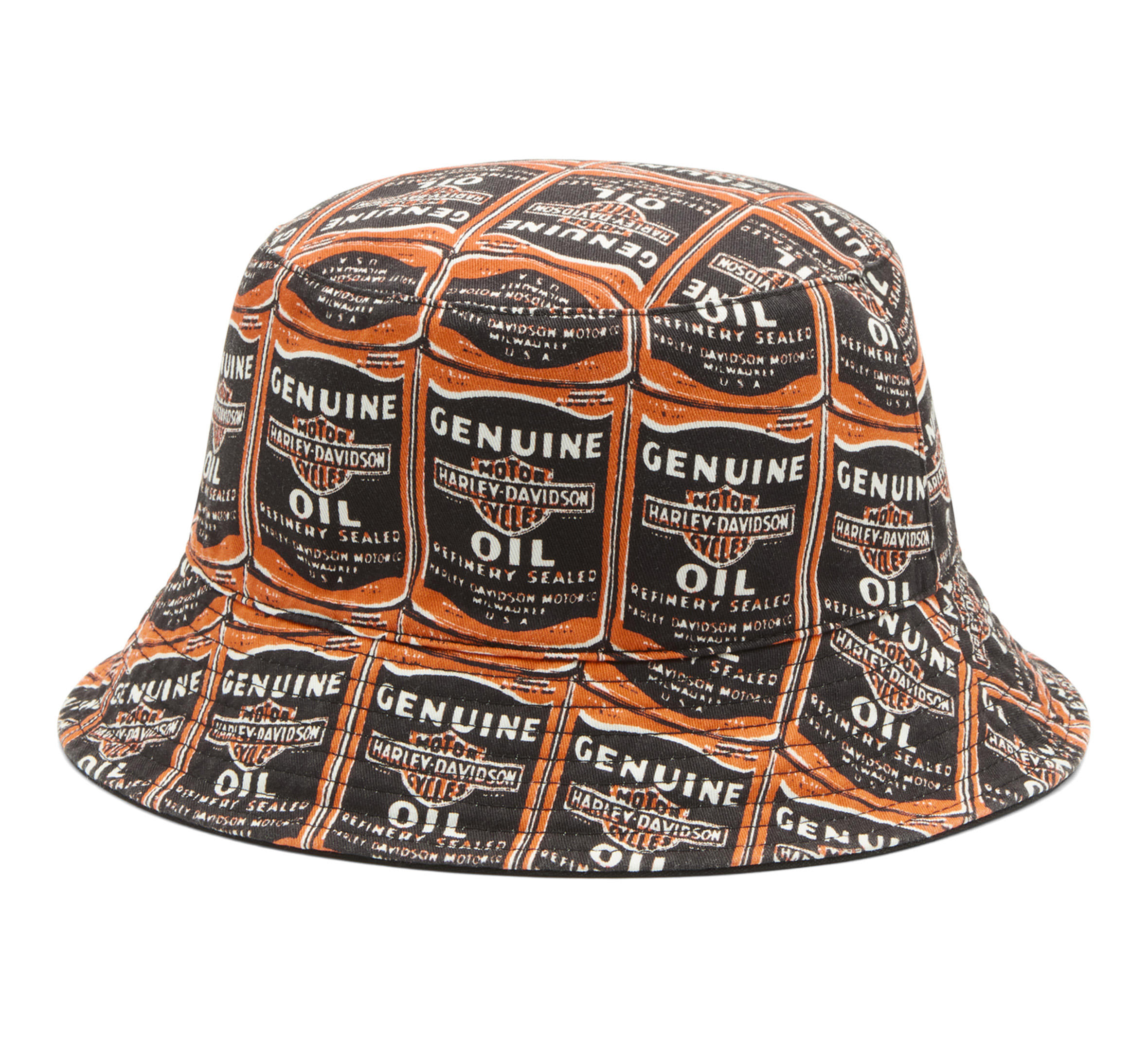 H-D Essential Oil Can Reversible Bucket Hat