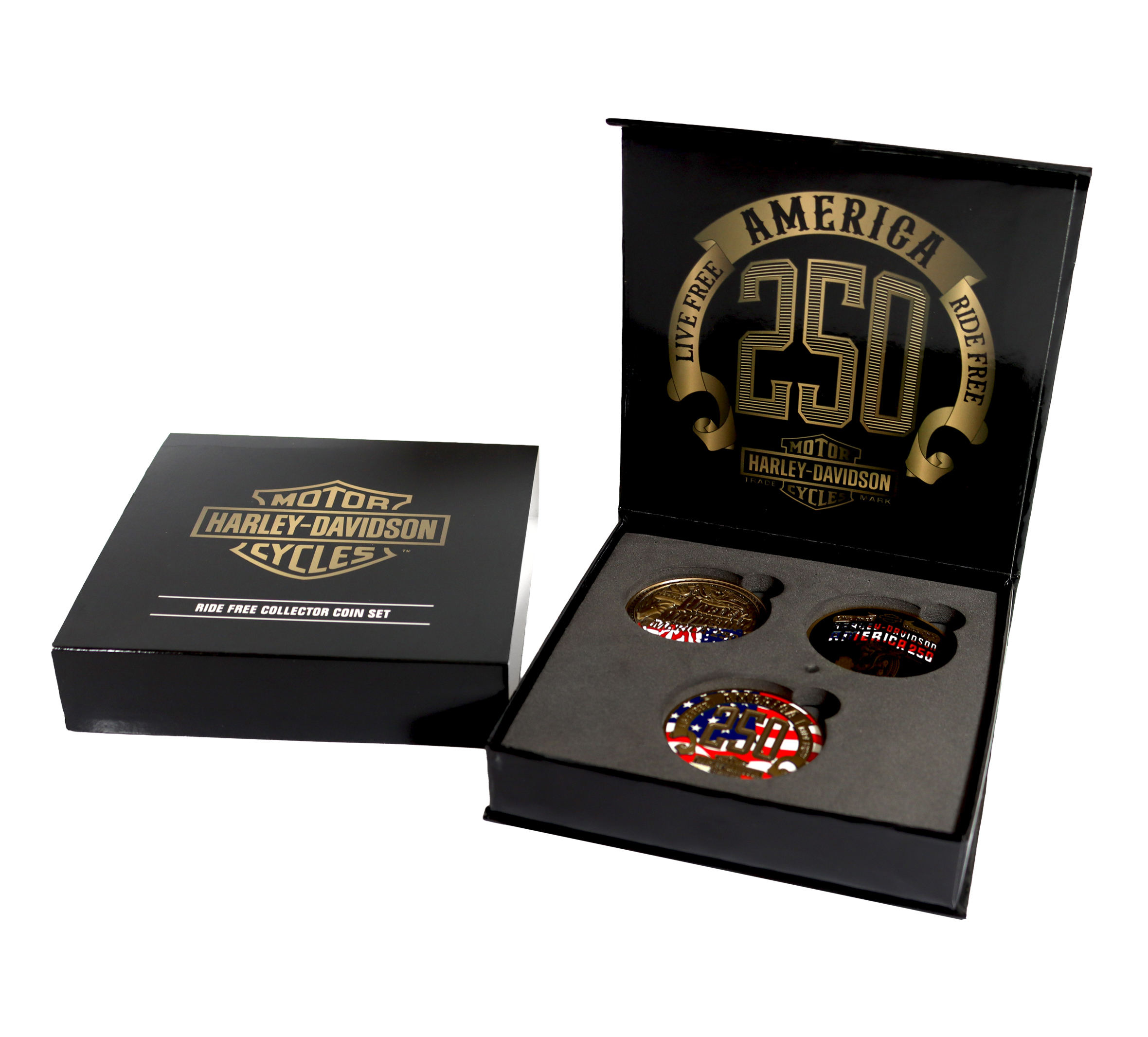 H-D™ America250® Ride Free Series Collector Coin Set